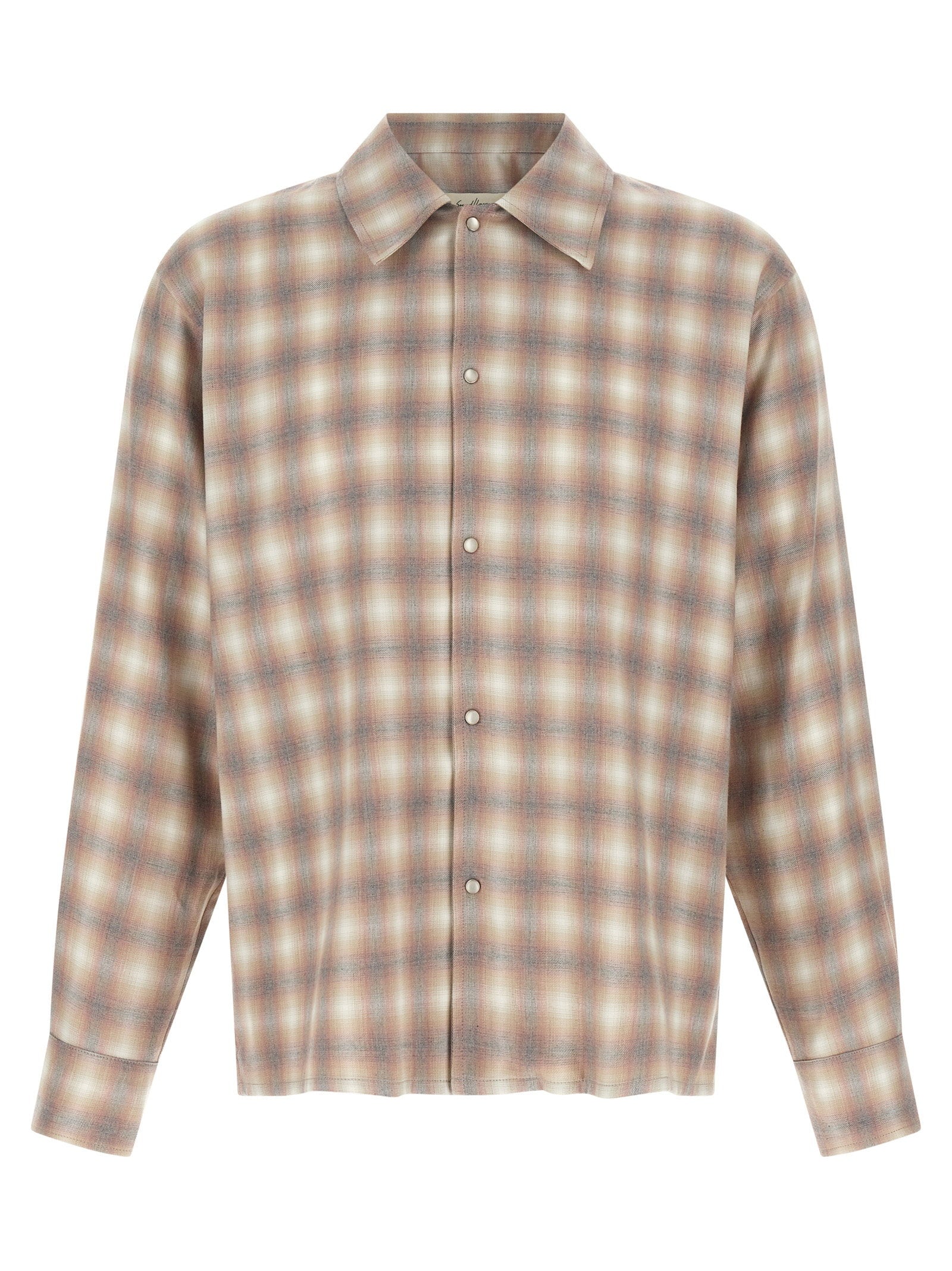 Second/Layer Check Dégradé Shirt – 61% cotton 39% lycra