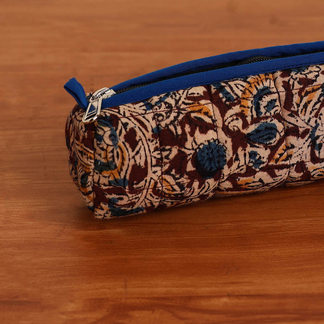 NOORI BAZAR Brown - Handmade Quilted Cotton Pencil Pouch 33 - view 2