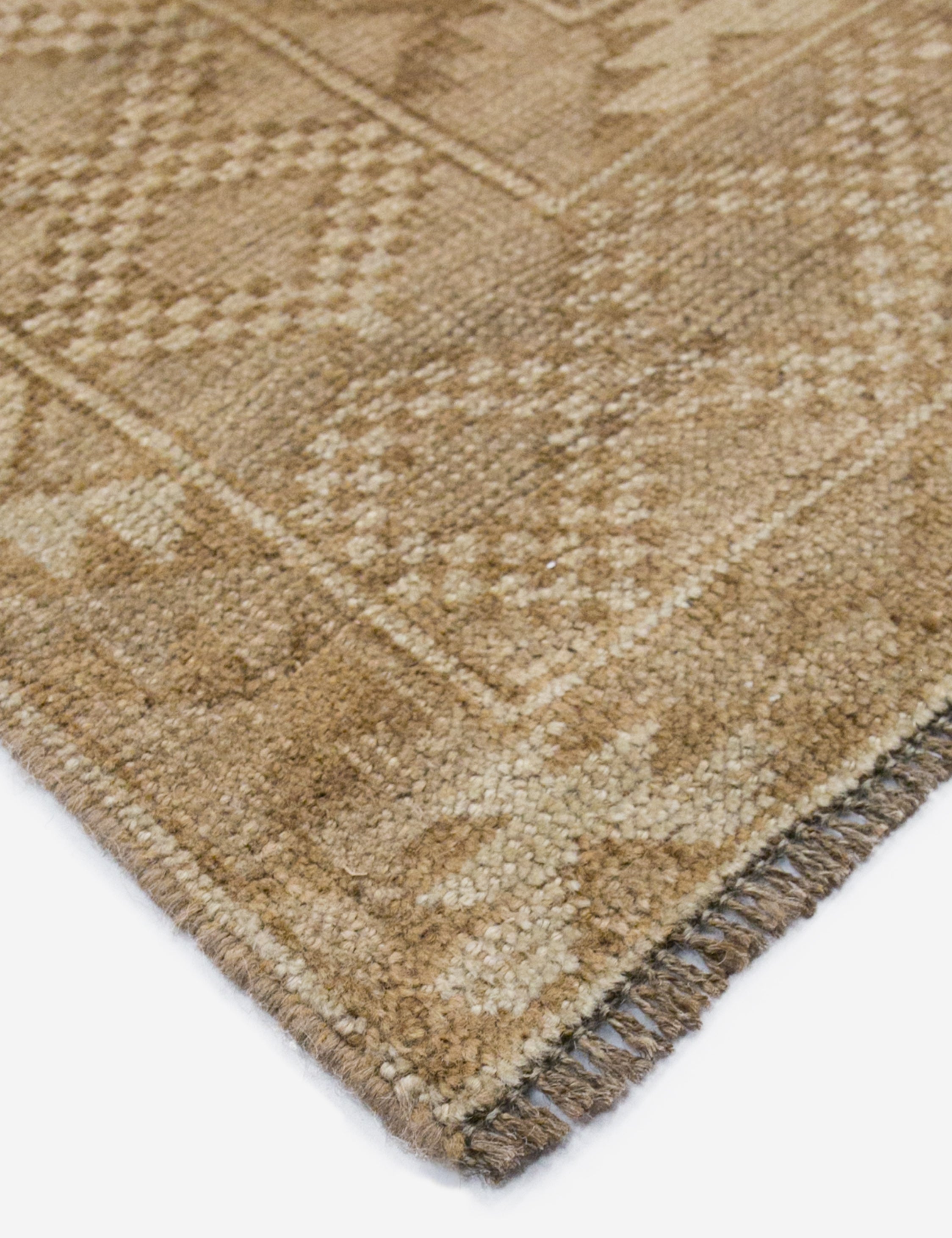 Lulu and Georgia Vintage Turkish Hand-Knotted Wool Rug No. 393, 7'9" x 9'8" - view 2