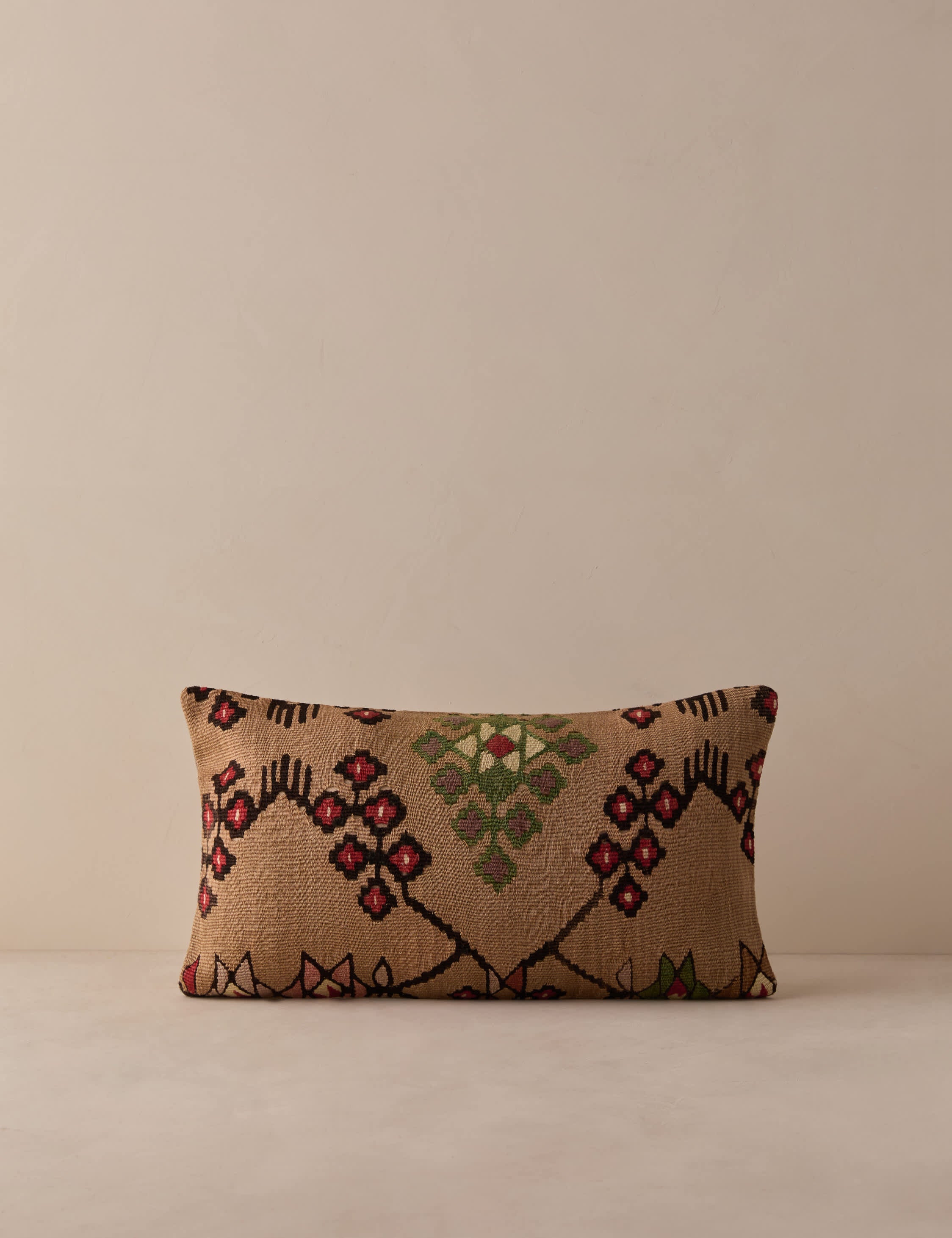 Lulu and Georgia Vintage Lumbar Pillow No. 353, 12" x 20"