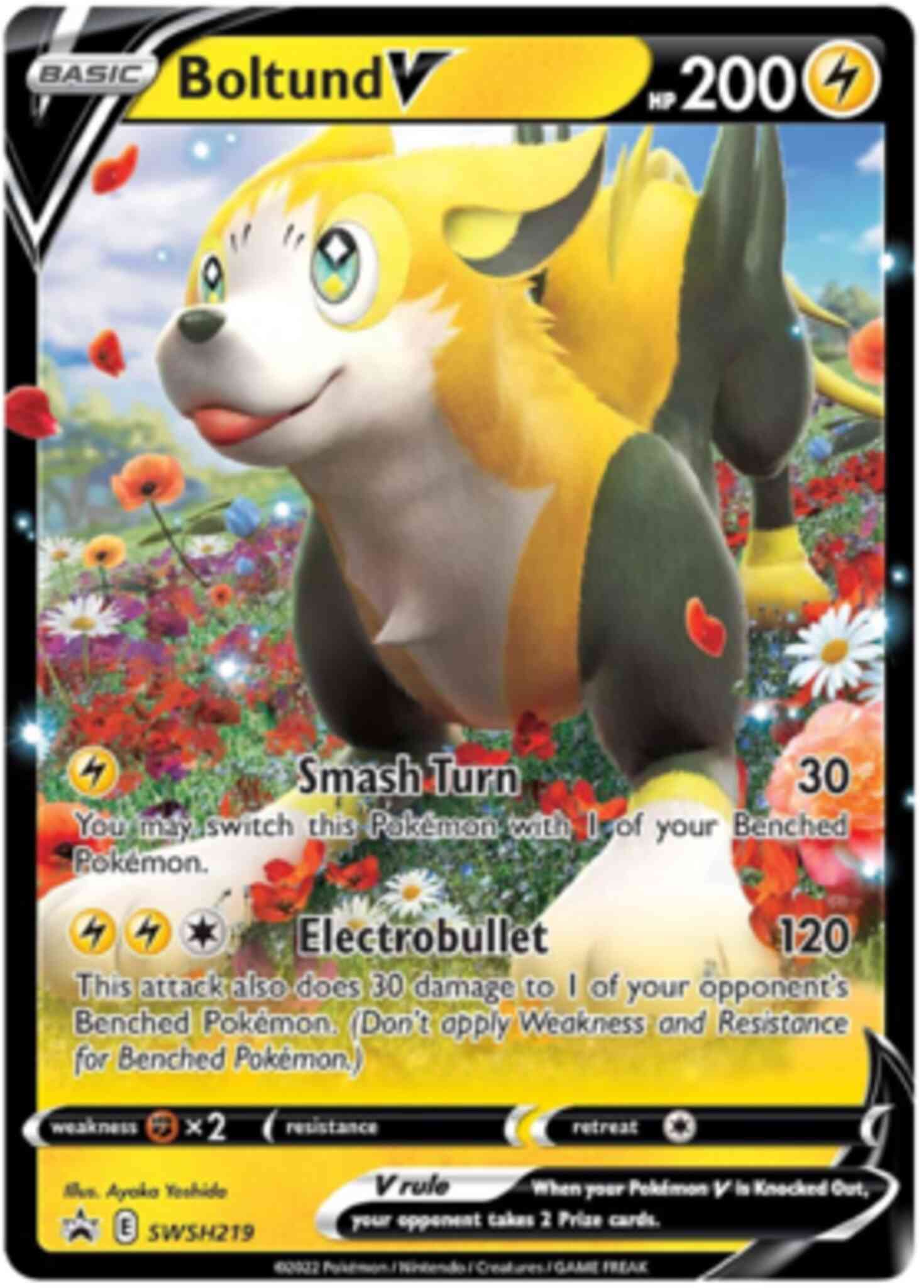 Promo swshp-swsh219 ultra – Pokémon Boltund V - SWSH219 - Promo [SWSHP-SWSH219] [Ultra]