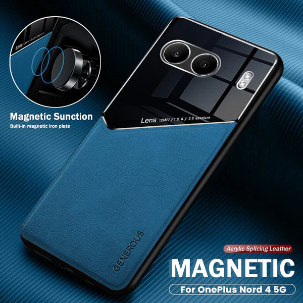 OnePlus Nord 4 Vintage Leather Magnetic Holder Case - view 5