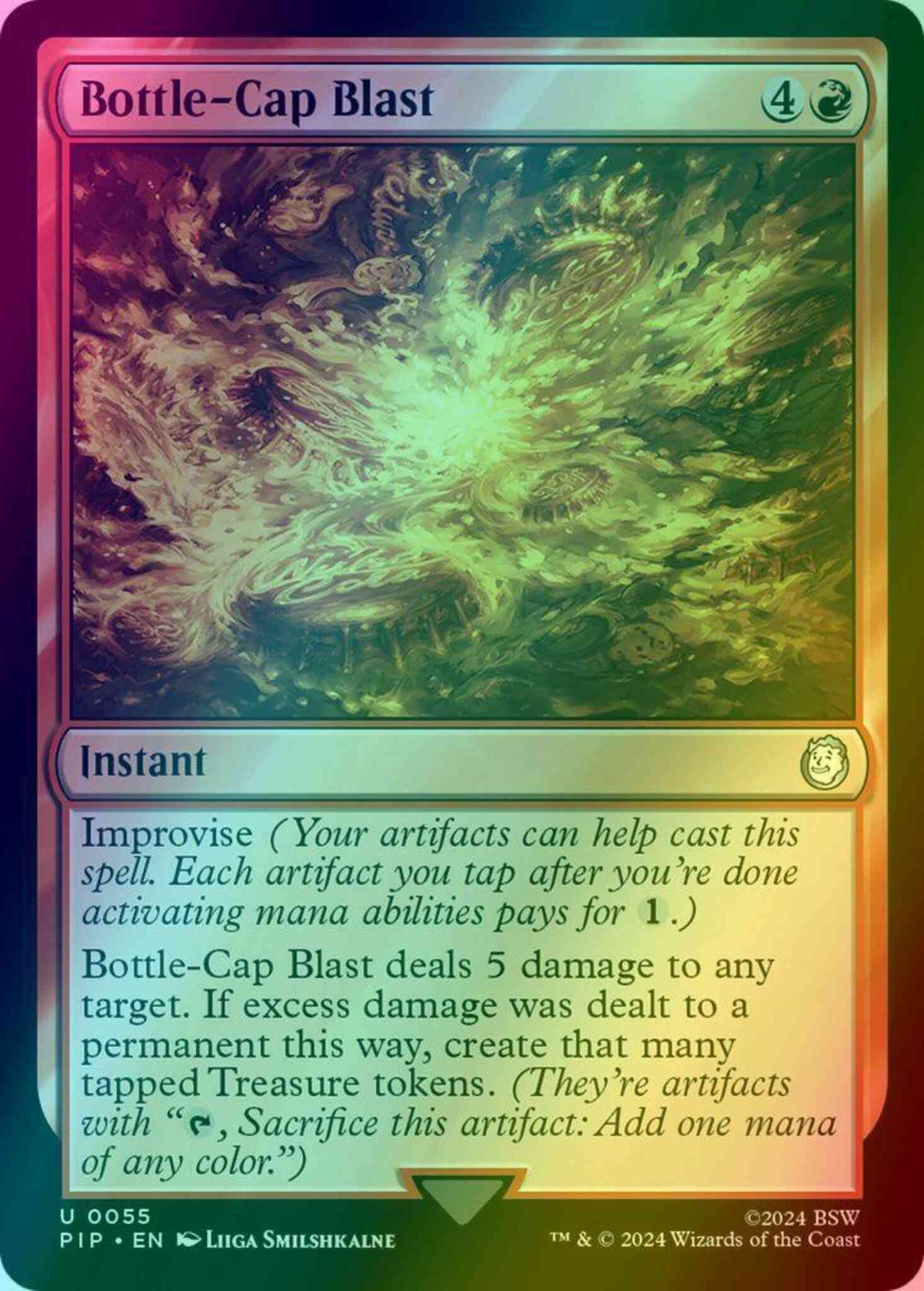Bottle-cap blast 55 – Magic Bottle-Cap Blast [55] [Fallout] [Foil]