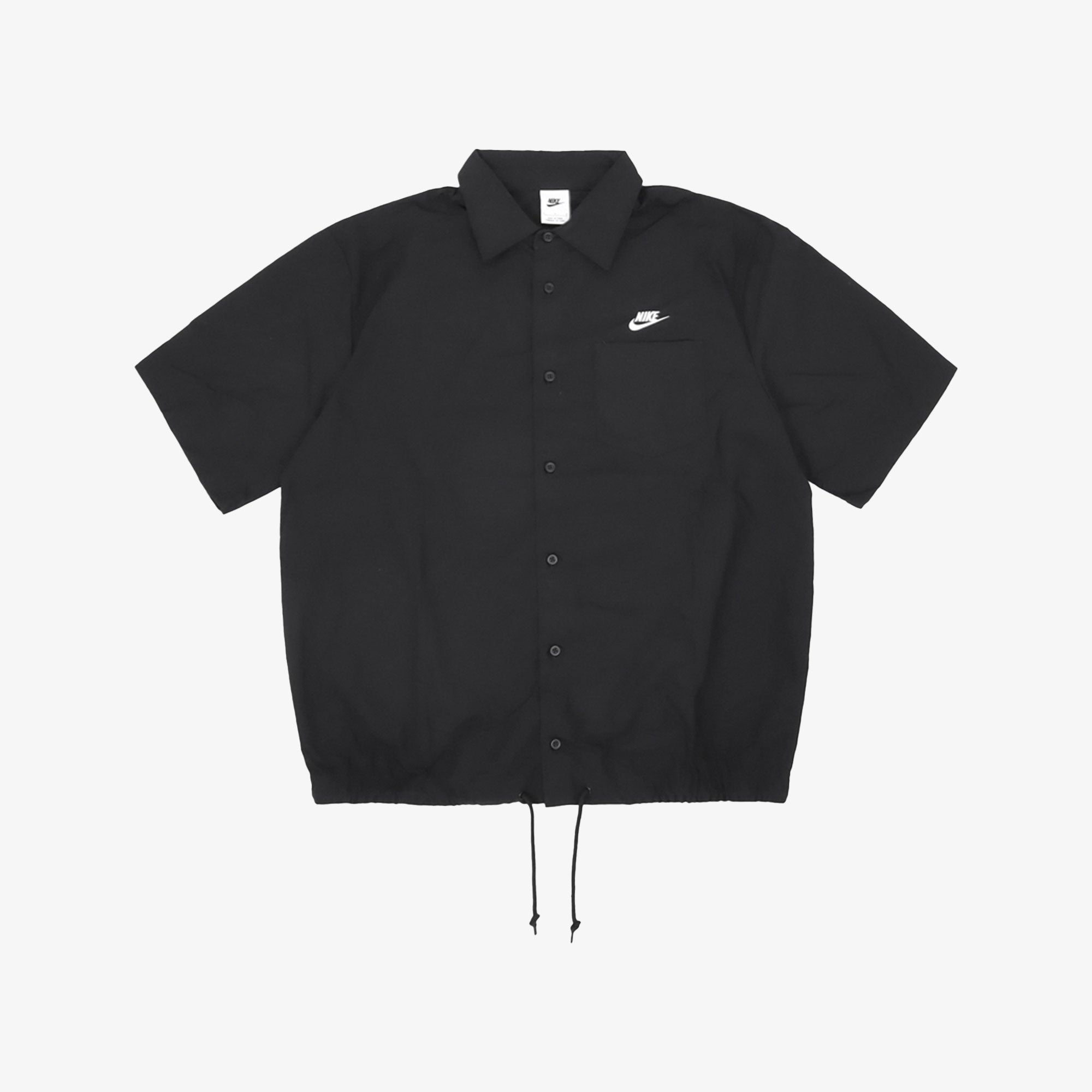 Nike | Club Oxford Button-up Shirt { Black/white - view 5