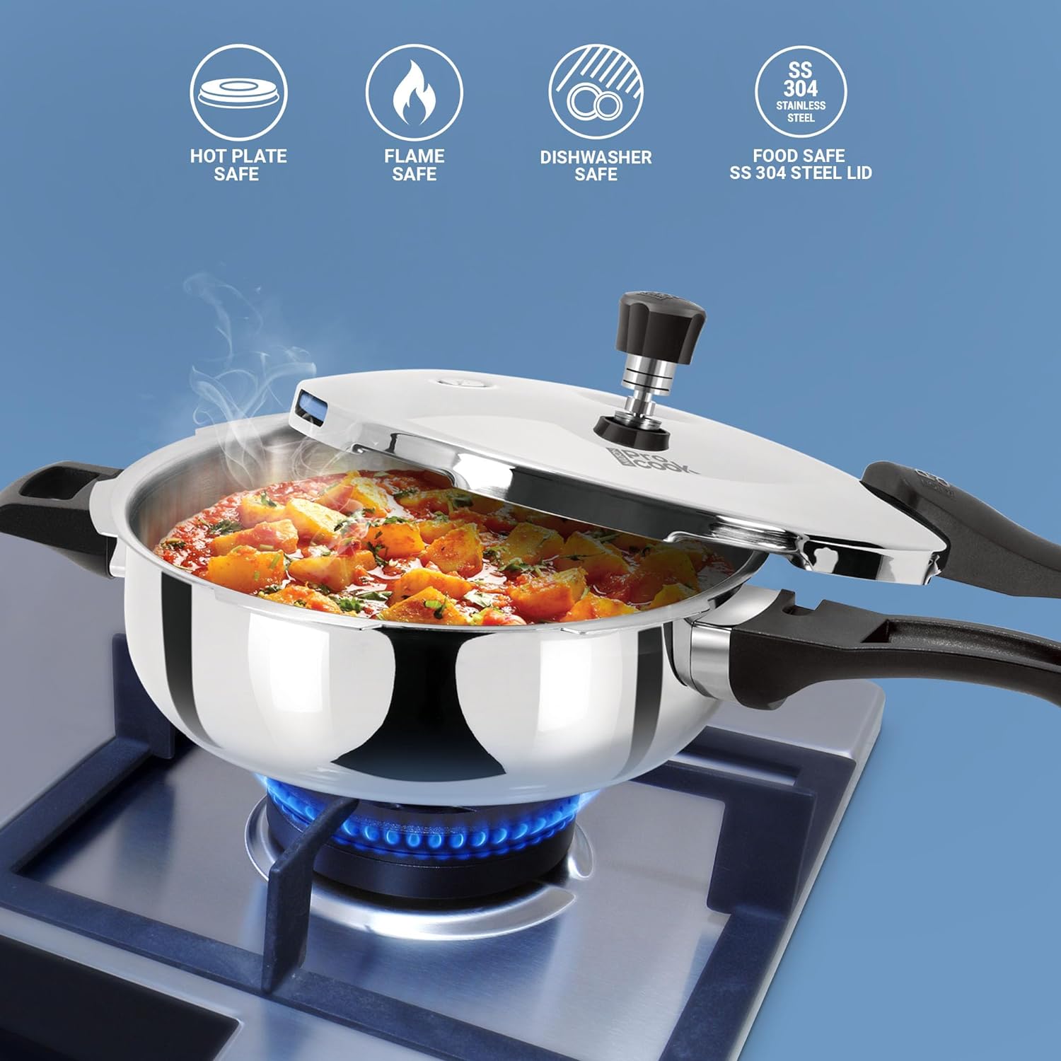 Triply Pressure Cooker (Milton Procook) – Steel - view 7