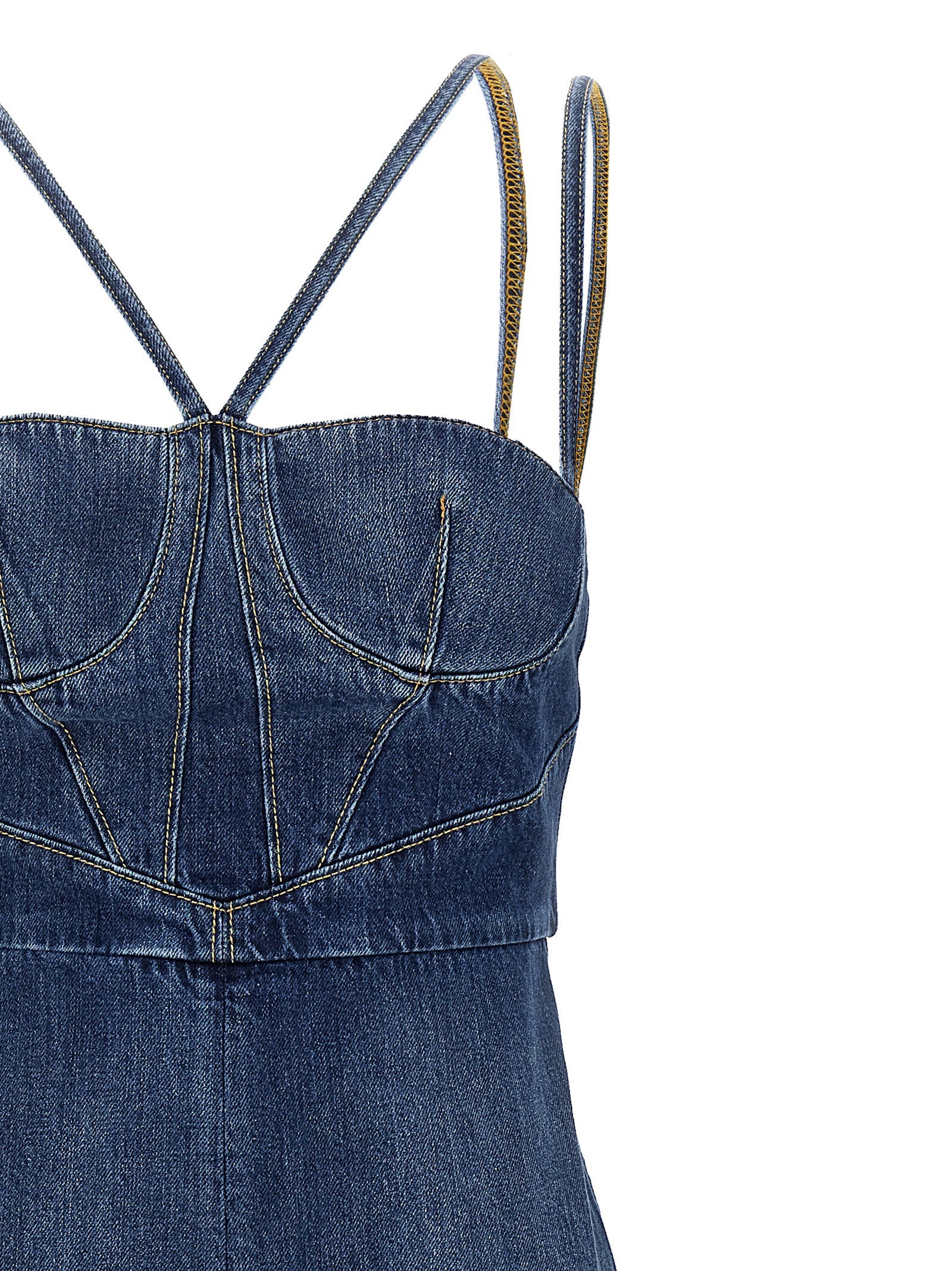 Nensi Dojaka Denim Dress – 100% cotton - view 3