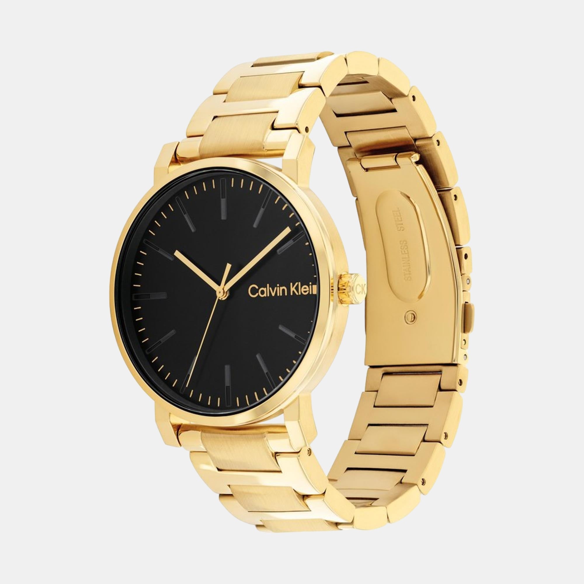 Calvin Klein Ck Slate Men Quartz Black Dial Analog Stainless Steel Watch 25200257 - view 2