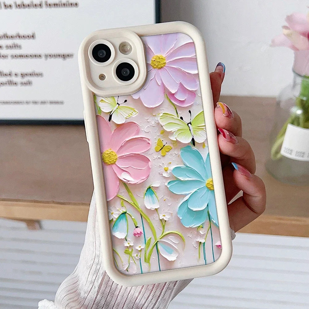 Peeperly Charming Daisy Flower Lanyard Case – No Color - view 3