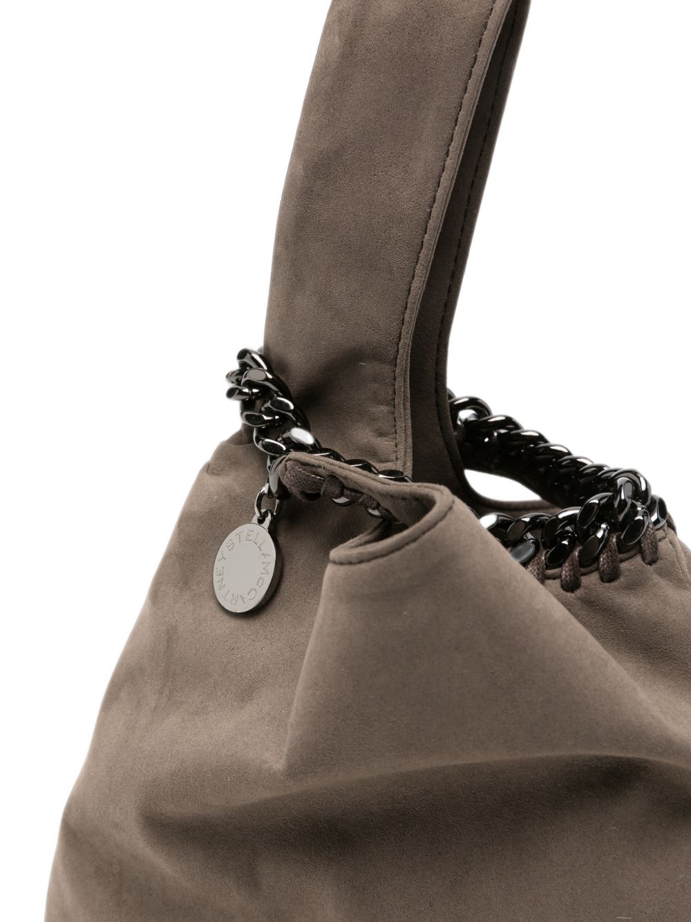 Stella McCartney Chain-Trim Suede Shoulder Bag - view 5