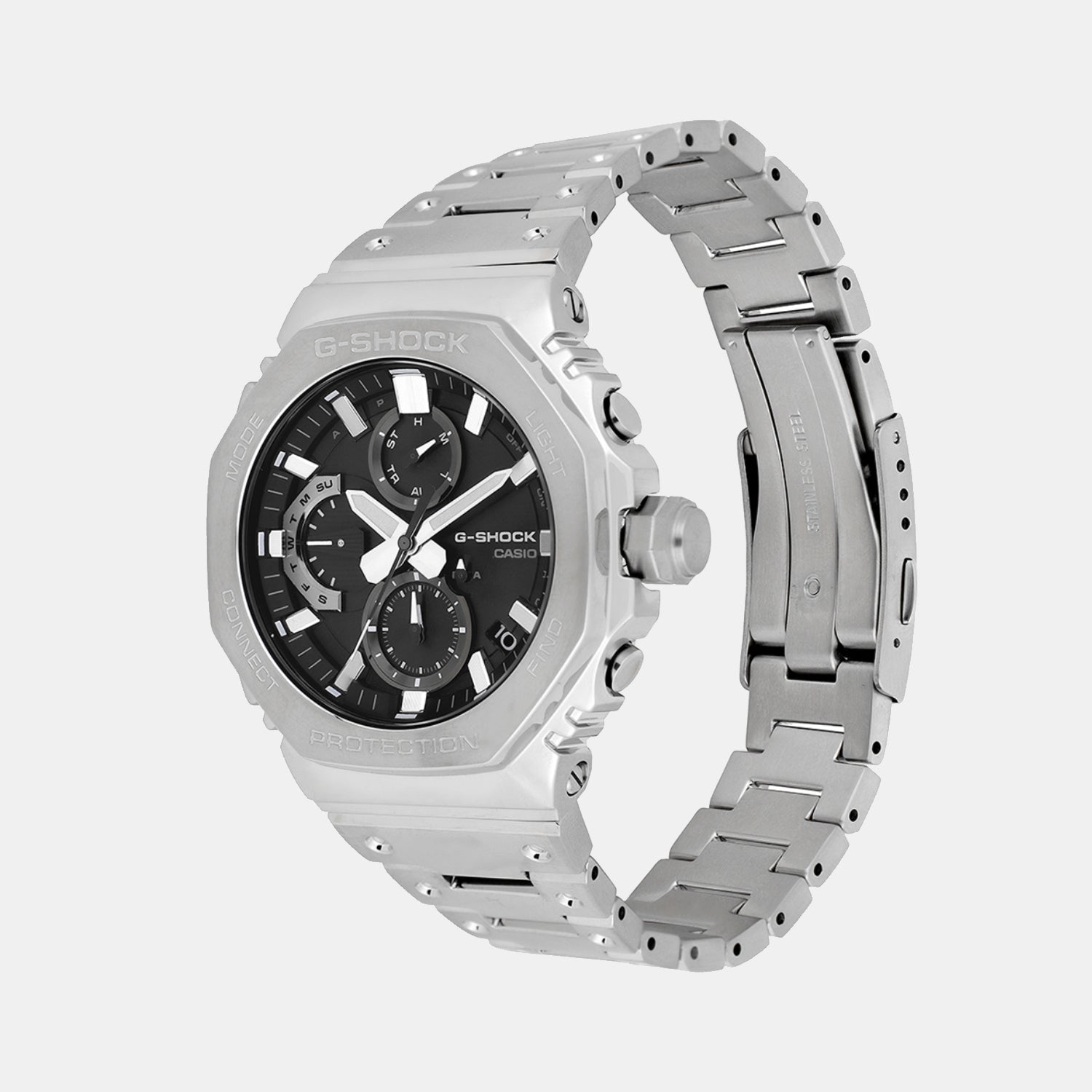 Casio G-Shock Men Quartz Black Dial Chronograph Stainless Steel Watch G1631 - view 4