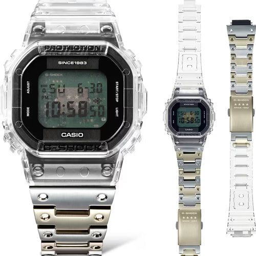 Casio G-Shock 40th Anniversary CLEAR REMIX Transparent Dial Men 43.8mm G1440 DWE-5640RX-7 - view 3