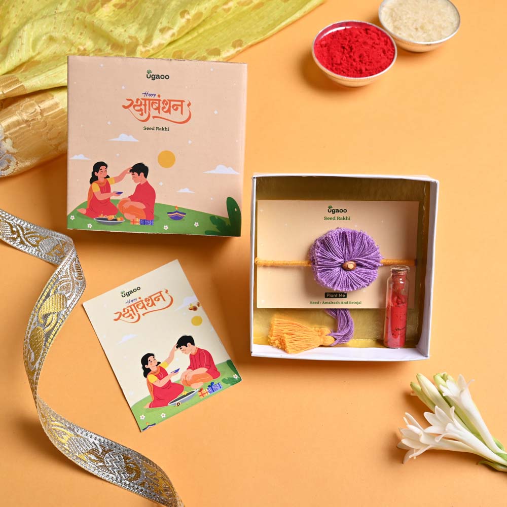 Ugaoo Rakhi Gift for Brother - Snake Golden Haini with Chocolate Box - view 3