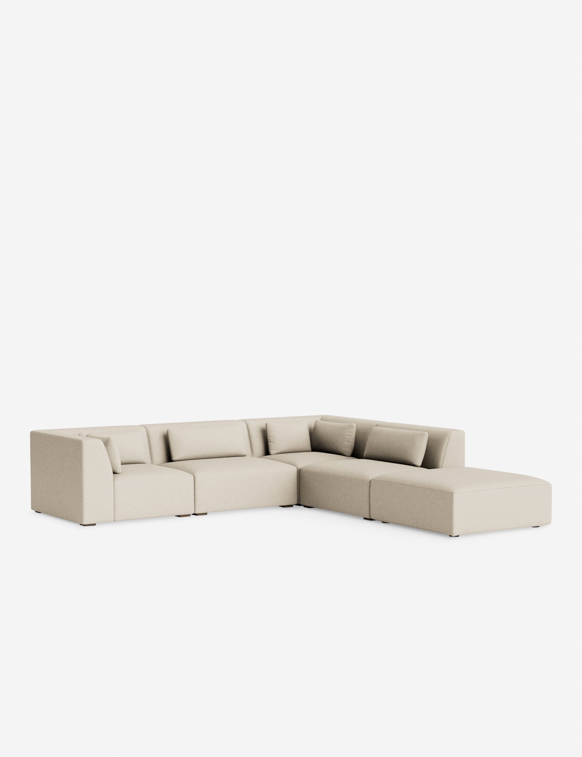 Lulu and Georgia Koh Modular Sectional Sofa With Ottoman - view 168