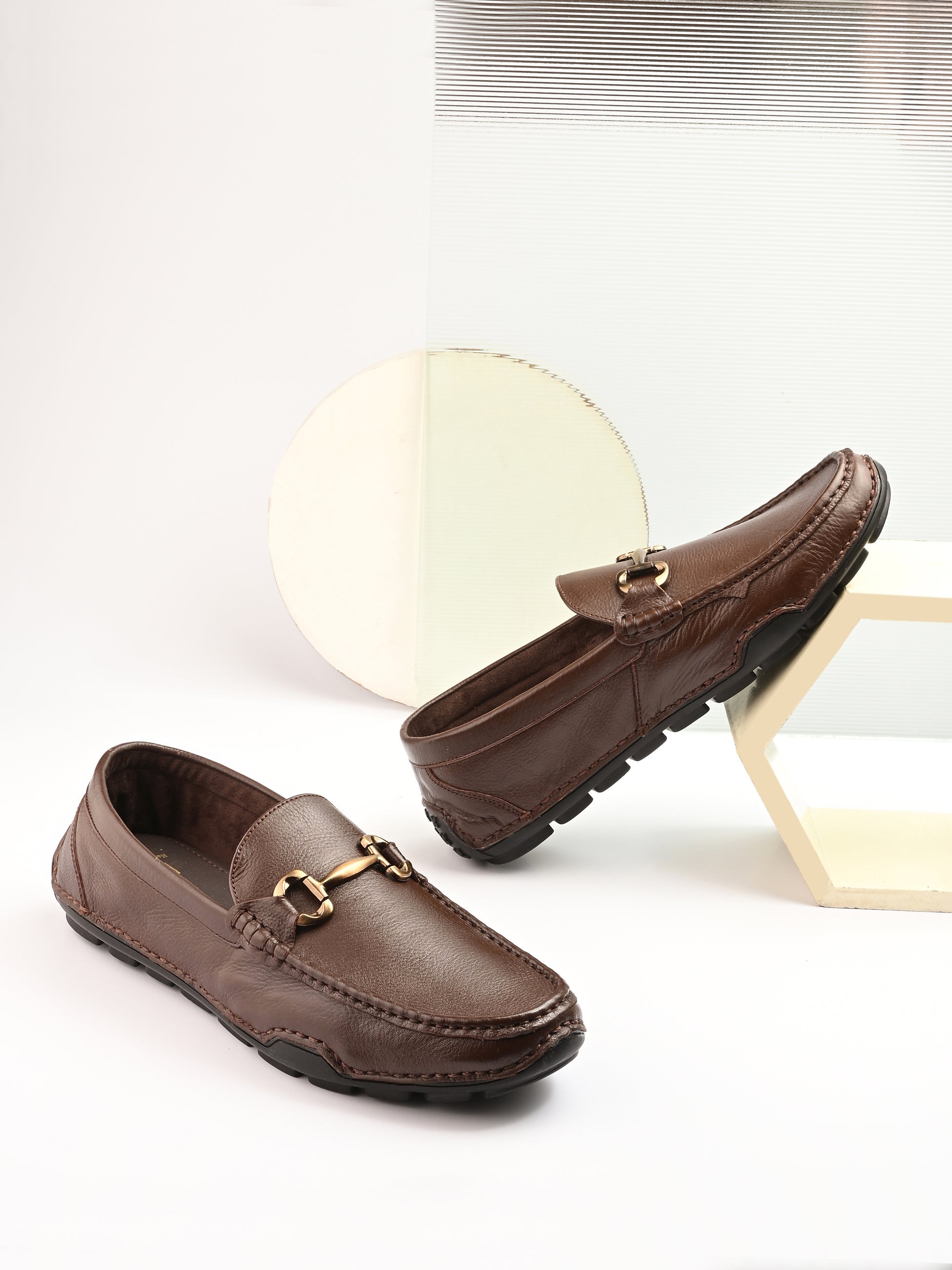 Egoss Shoes Egoss Casual Leather Loafers For Men - view 23