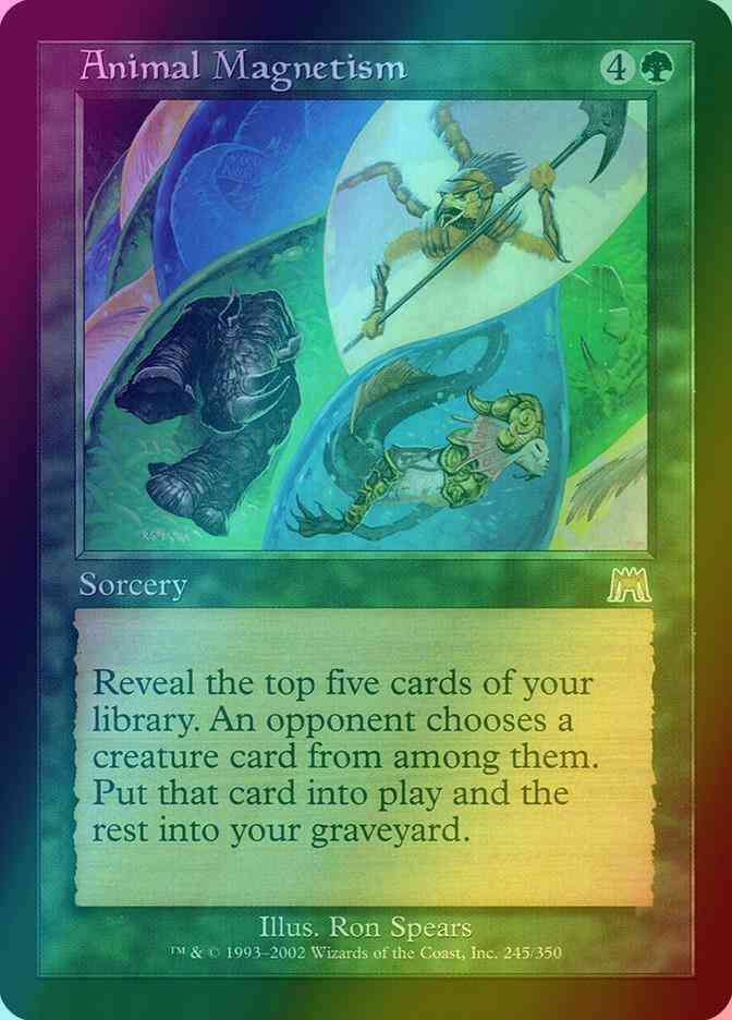 Animal magnetism 245 – Magic Animal Magnetism [245] [Onslaught] [Foil]
