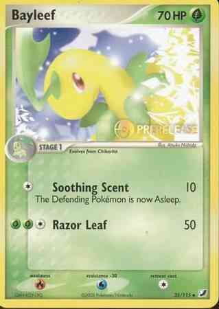 Promo prerelease ex10msp-35 – Pokémon Bayleef - 35/115 - Promo [Prerelease] [EX10MSP-35] [Non-Holo]