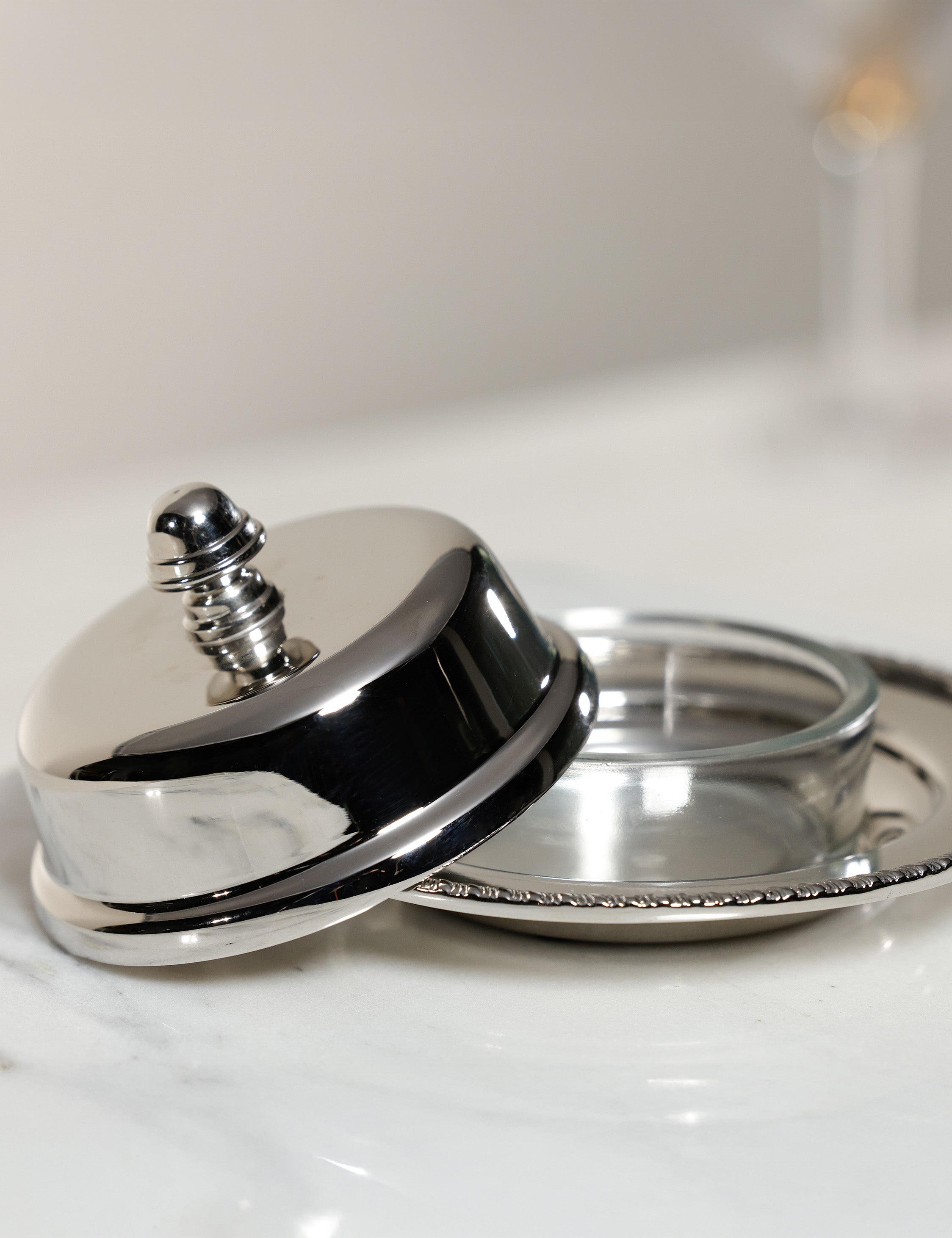 Lulu and Georgia Chapin Butter Keeper – Silver - view 2