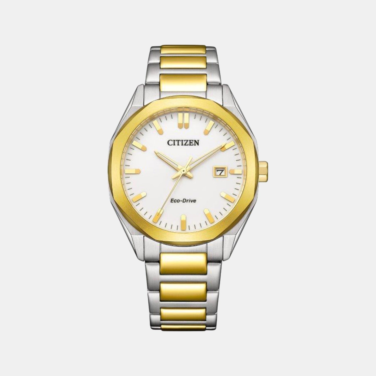 Citizen Eco-Drive Men Eco-Drive White Dial Analog Stainless Steel Watch BM7624-82A