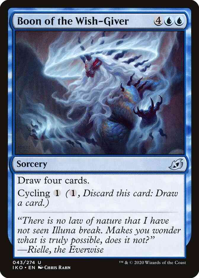 Wish-giver 43 ikoria – Magic Boon of the Wish-Giver [43] [Ikoria: Lair of Behemoths] [Non-Foil]