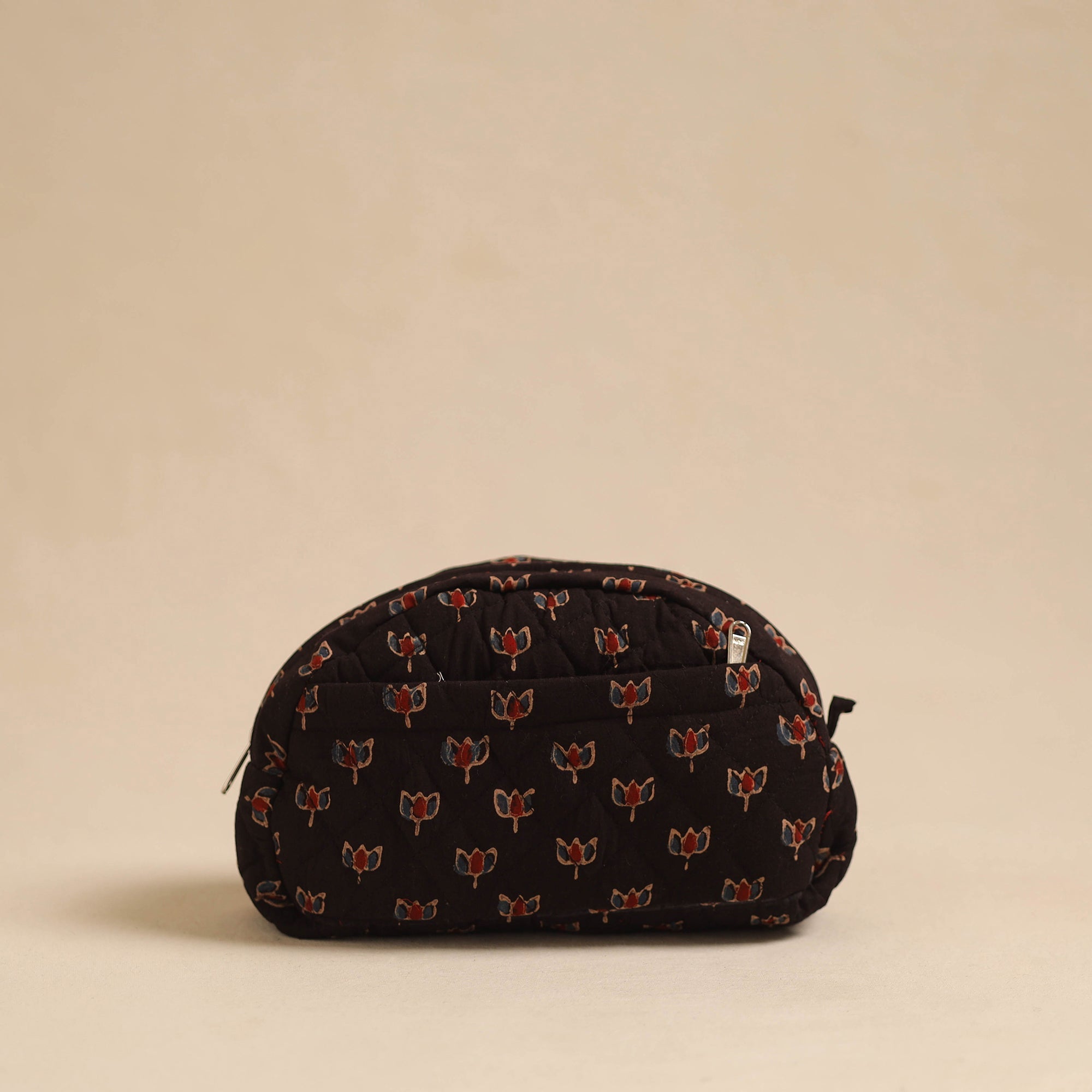 NOORI BAZAR Black - Handcrafted Cotton Quilted Cosmetic Pouch 23 - view 2