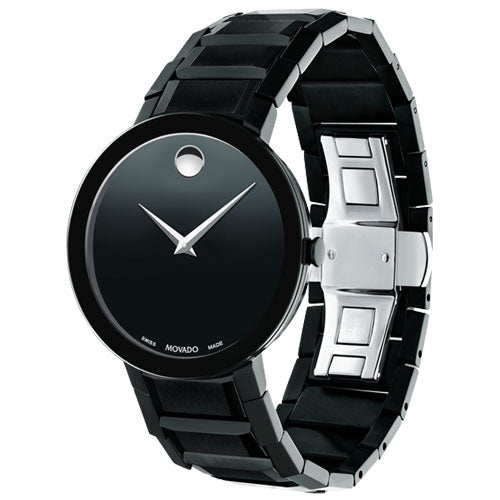 Movado Sapphire Black Dial Unisex 39mm - view 2