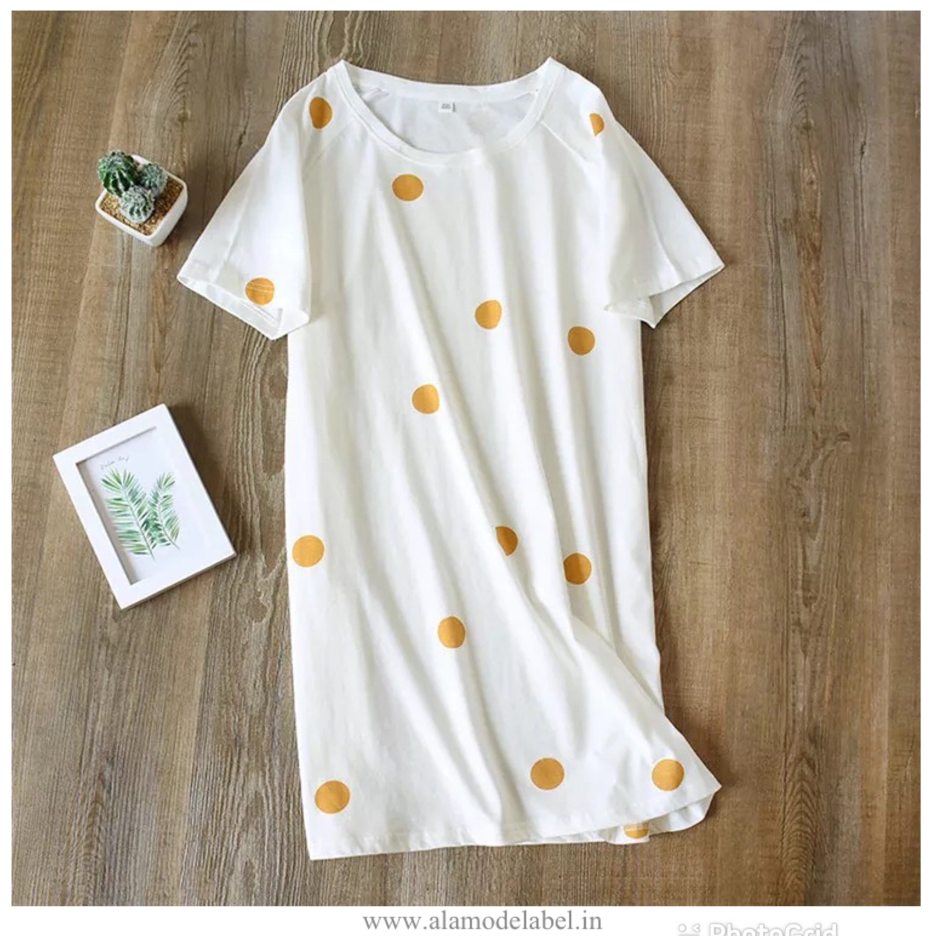 Alamode By Akanksha Silvesta Cotton Nightdress - view 8