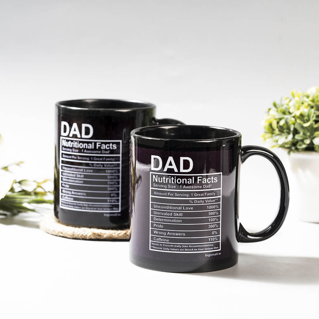 Bigsmall_piu Dad Nutritional Facts Mug - view 3