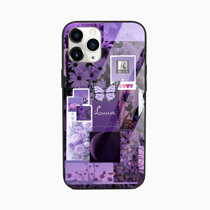 Casebasket Amethyst Aura Aesthetic Glossy Phone Cover