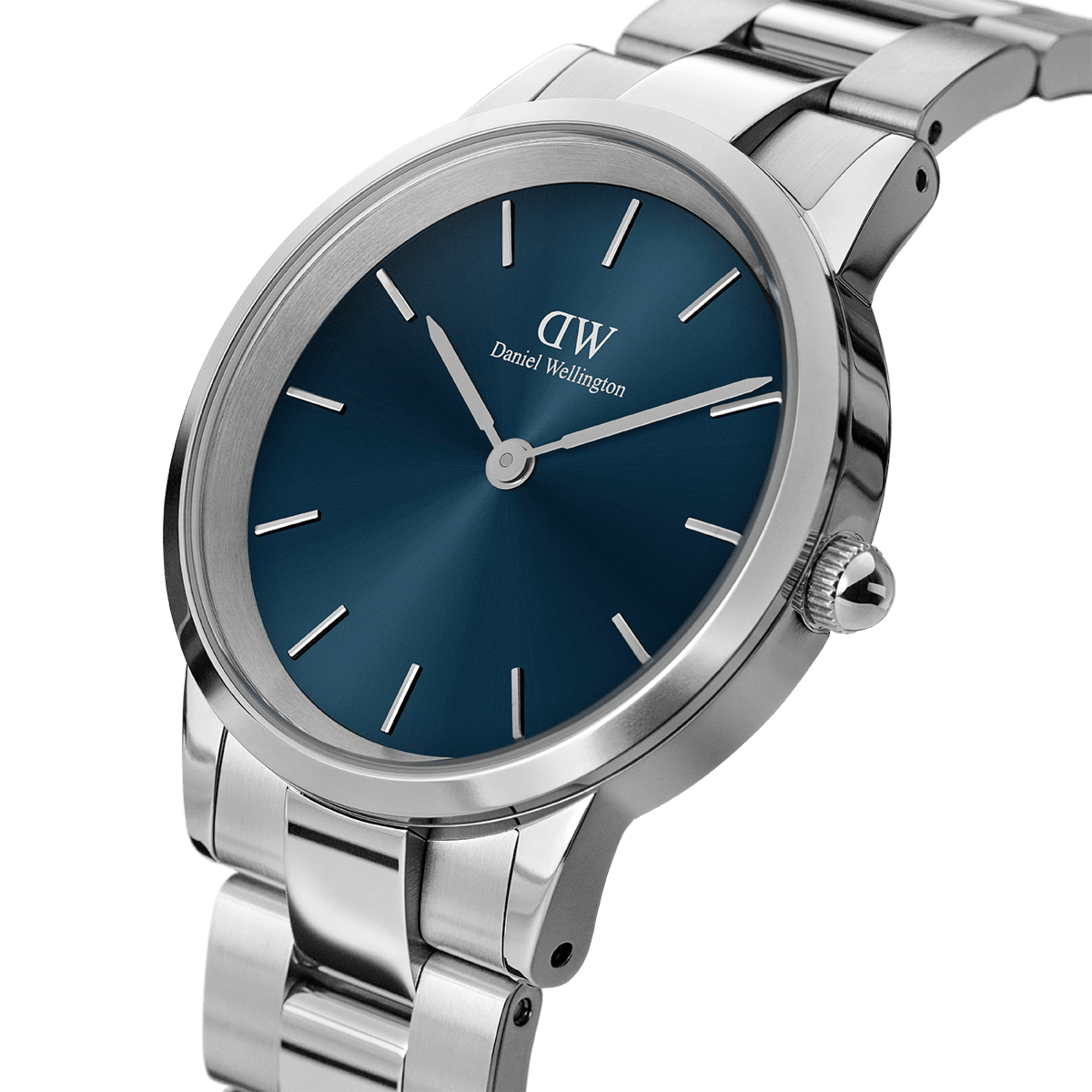 Daniel Wellington Iconic Link Arctic Blue & Silver 40mm