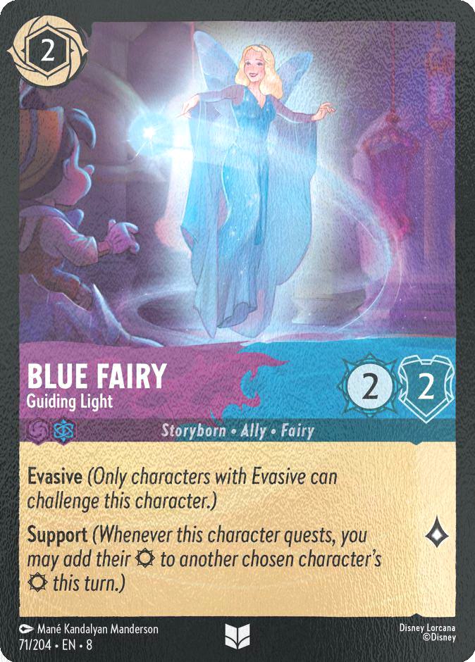 Lorcana Blue Fairy - Guiding Light - 71/204 [Reign of Jafar] [Cold Foil]