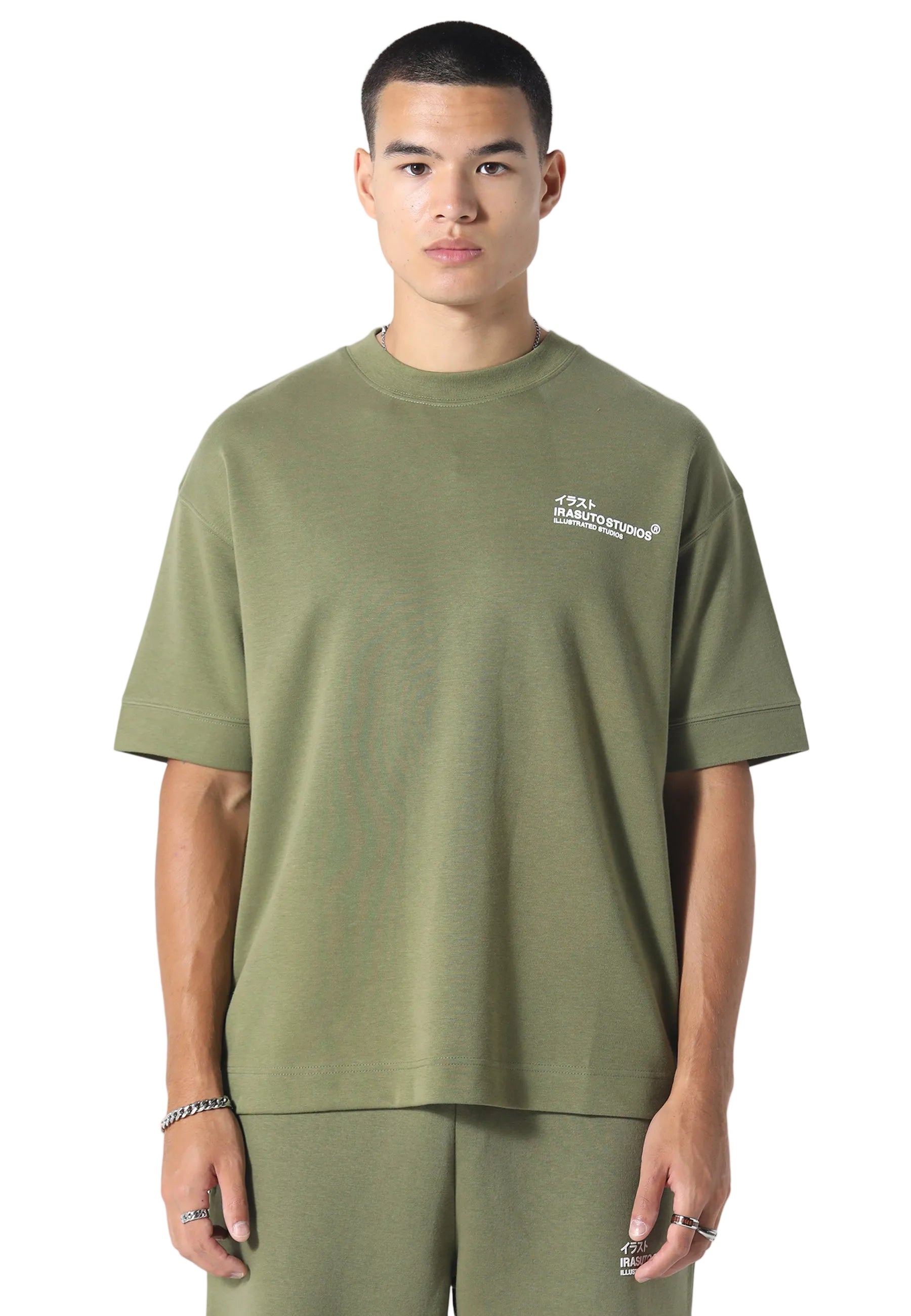 Irasuto Studios Koi Khaki T-Shirt