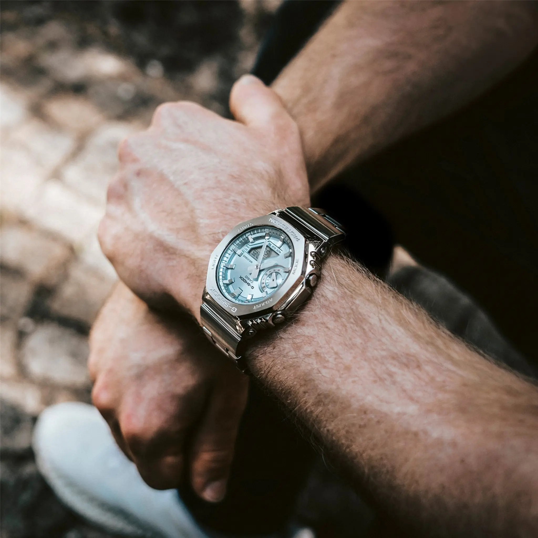 G-Shock Casio GM-2110-2AER Blue Silver - view 2