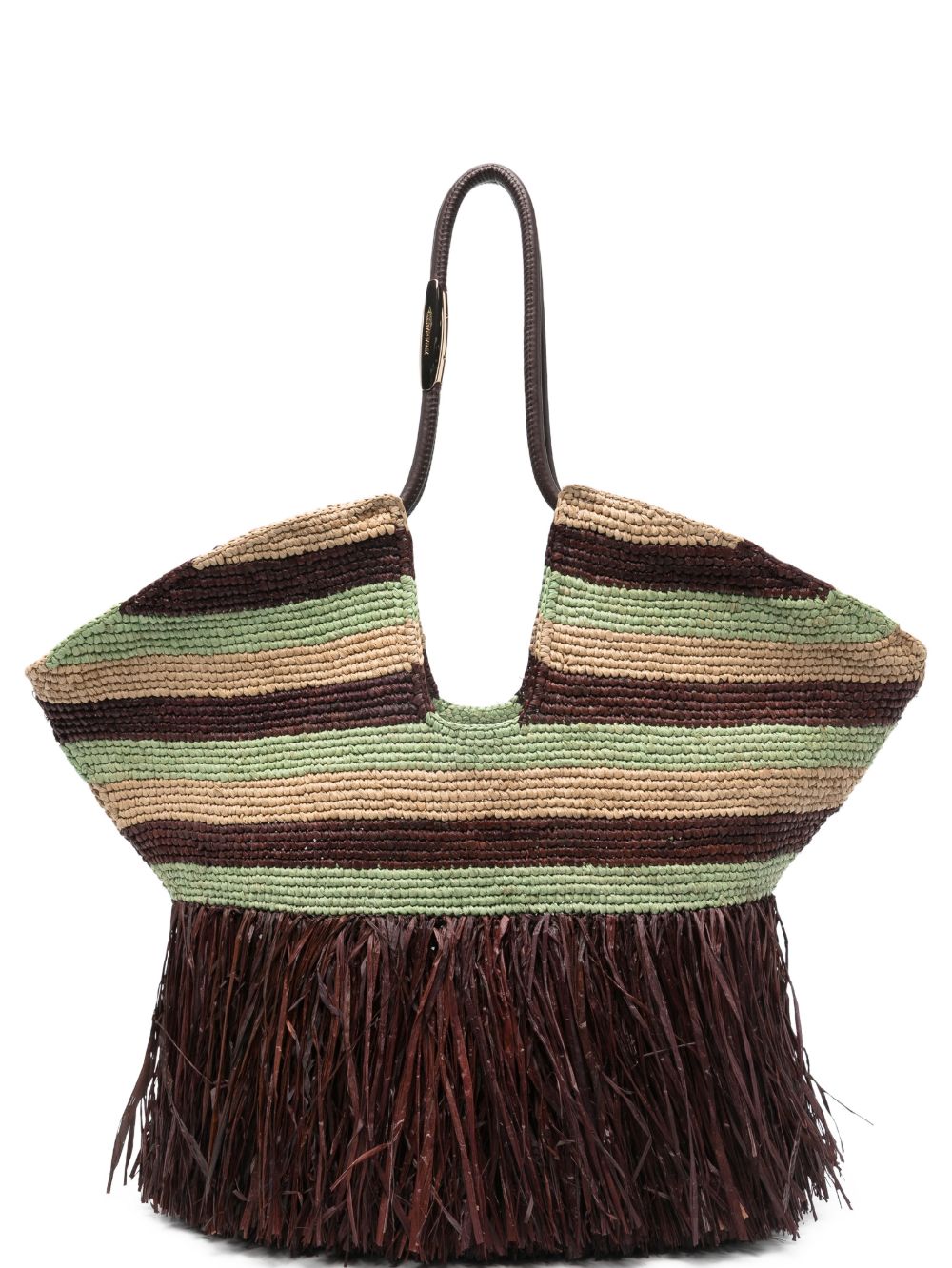 Zimmermann Striped Fringe Tote – Raffa 100%