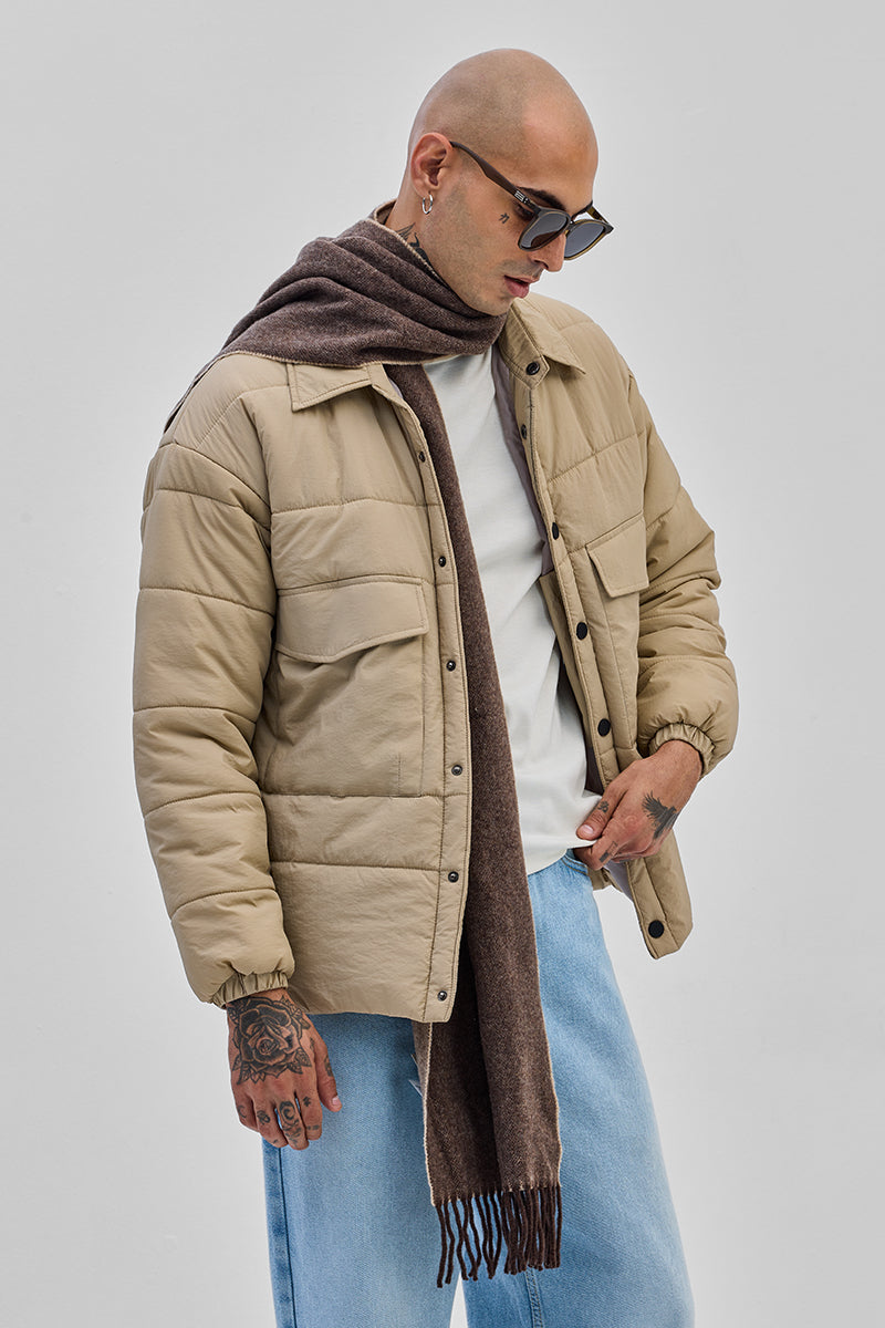 SNITCH Beige Double Pocket Jacket - view 5
