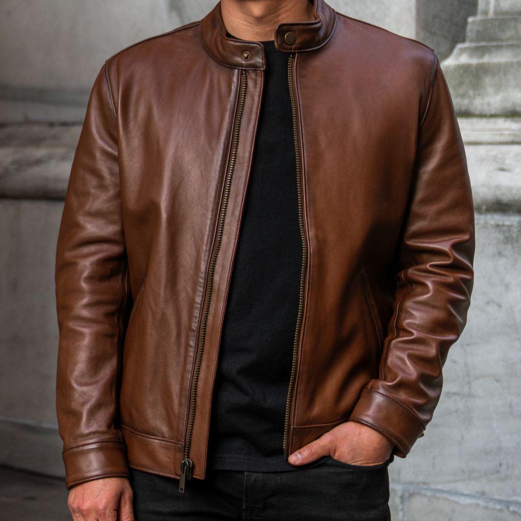 Thursday - Men's Jackets Racer Jacket | Brandy