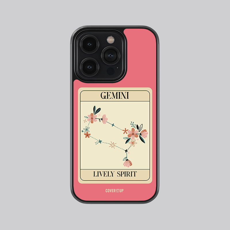Cover It Up Gemini Zodiac Glass Case