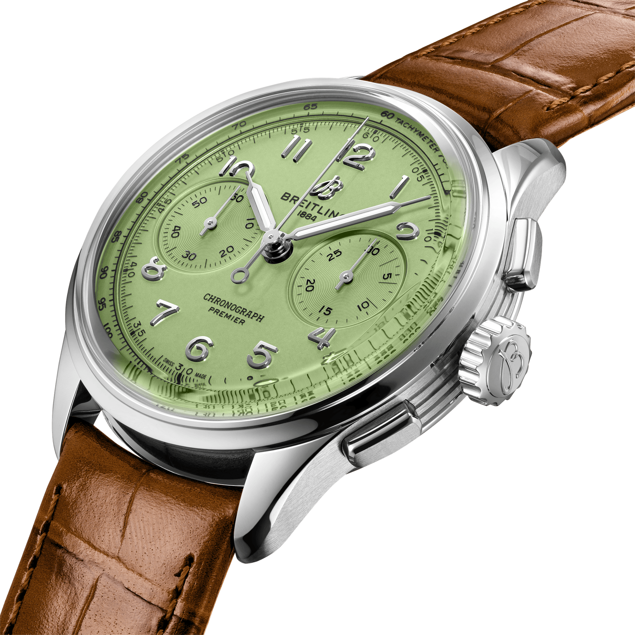 Breitling Premier B09 Chronograph Mint Green Dial Men 40mm - view 3
