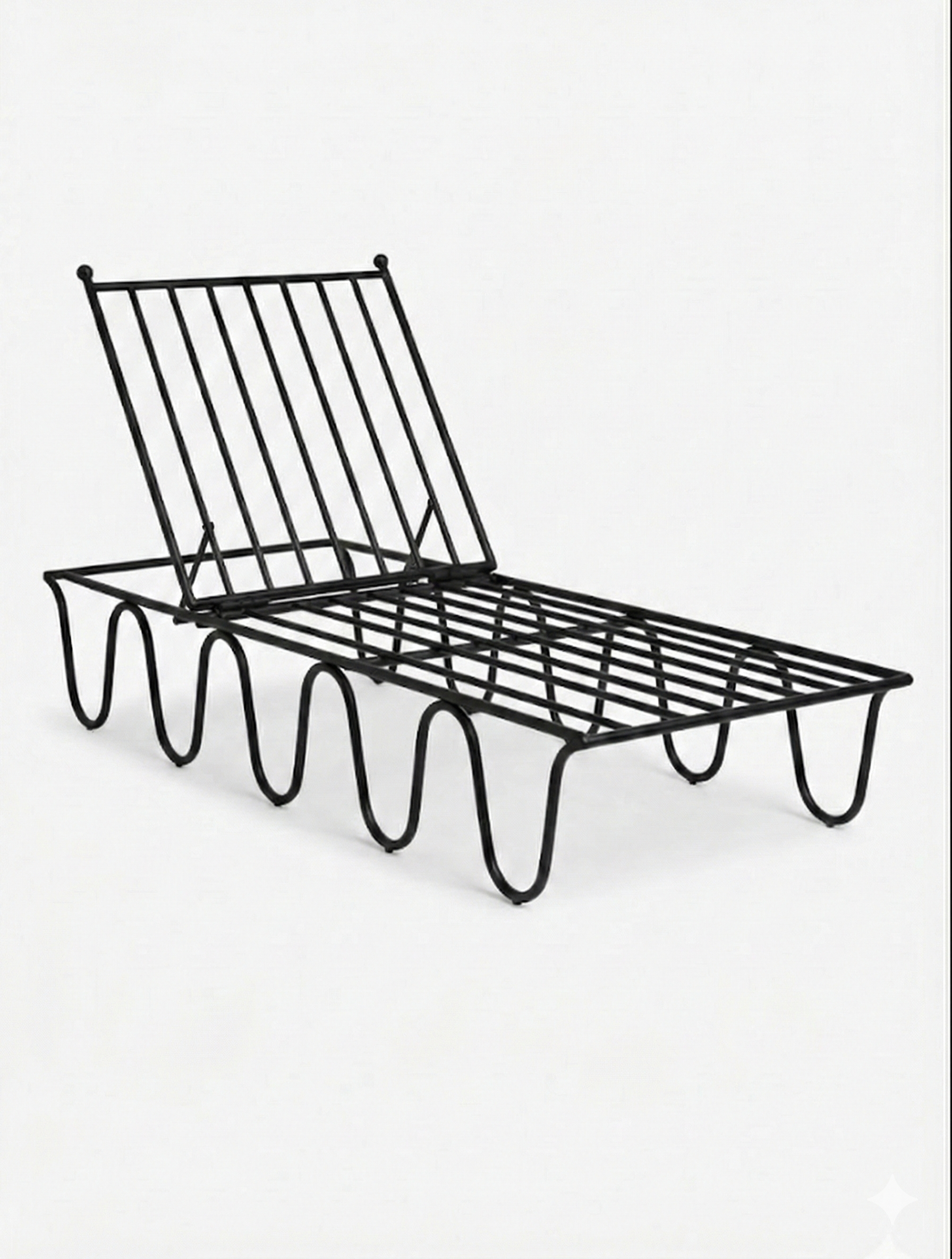 Lulu and Georgia Peggy Outdoor Chaise Frame by Sarah Sherman Samuel