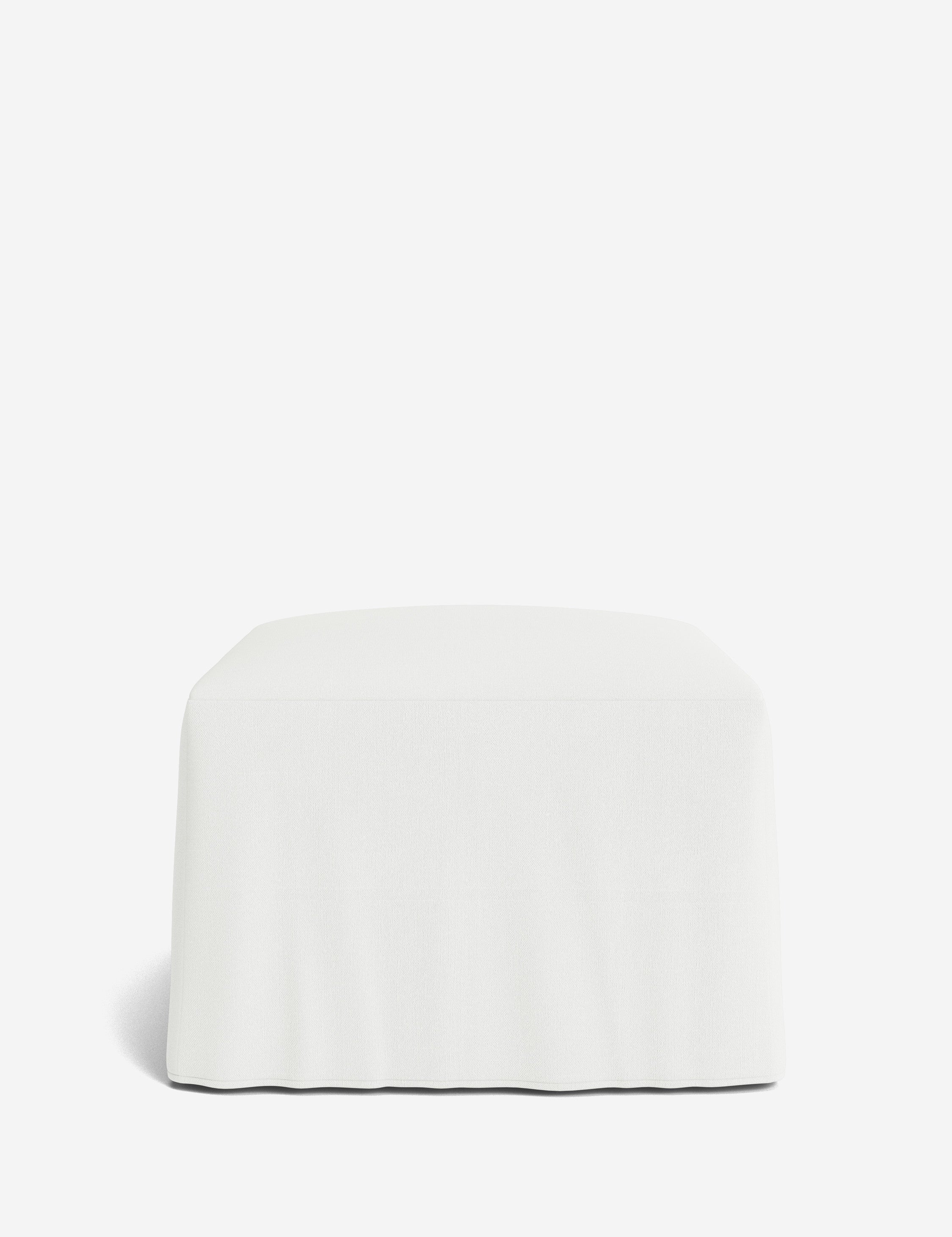 Lulu and Georgia Portola Slipcover Ottoman - view 92