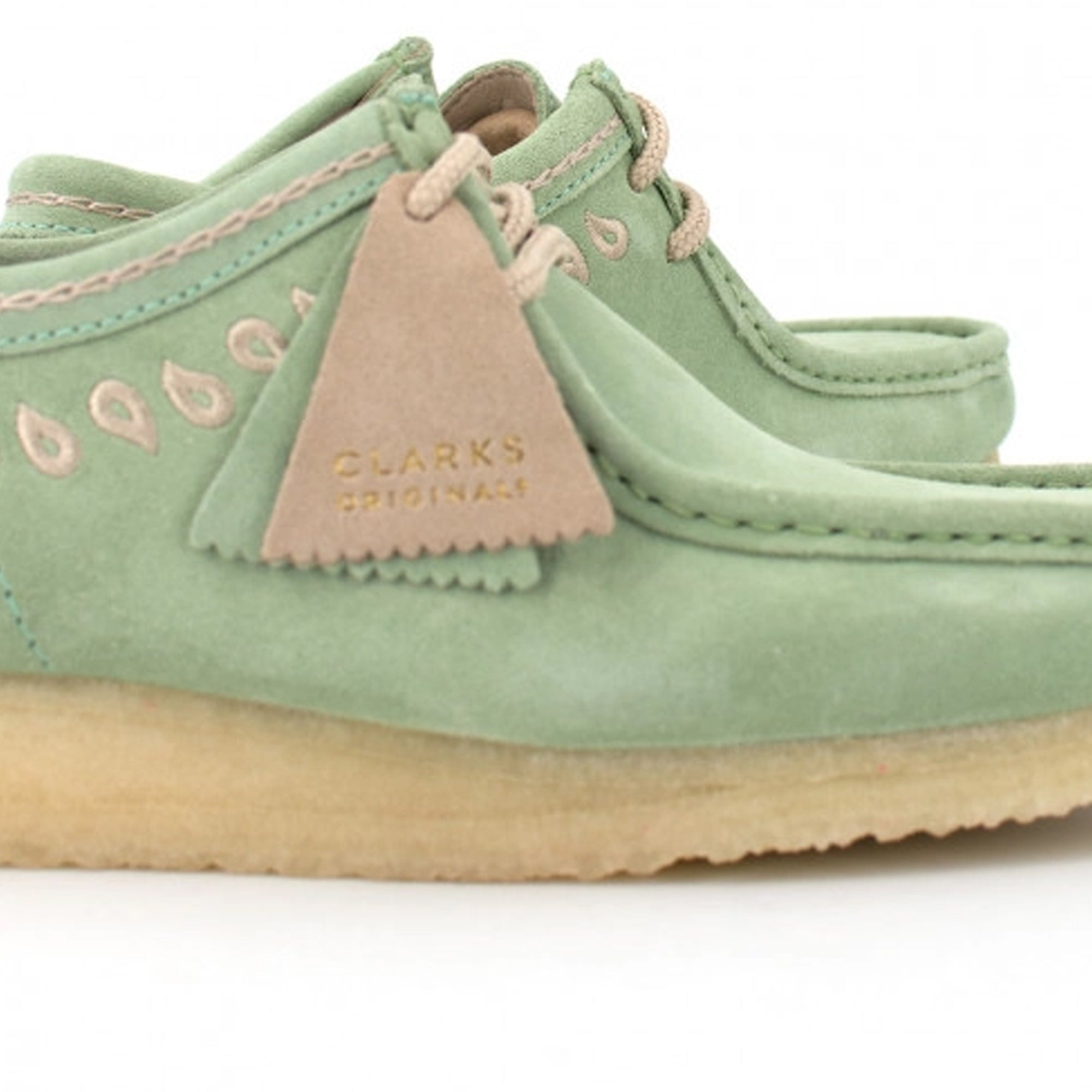 Clarks Originals | WALLABEE { GREEN - view 2