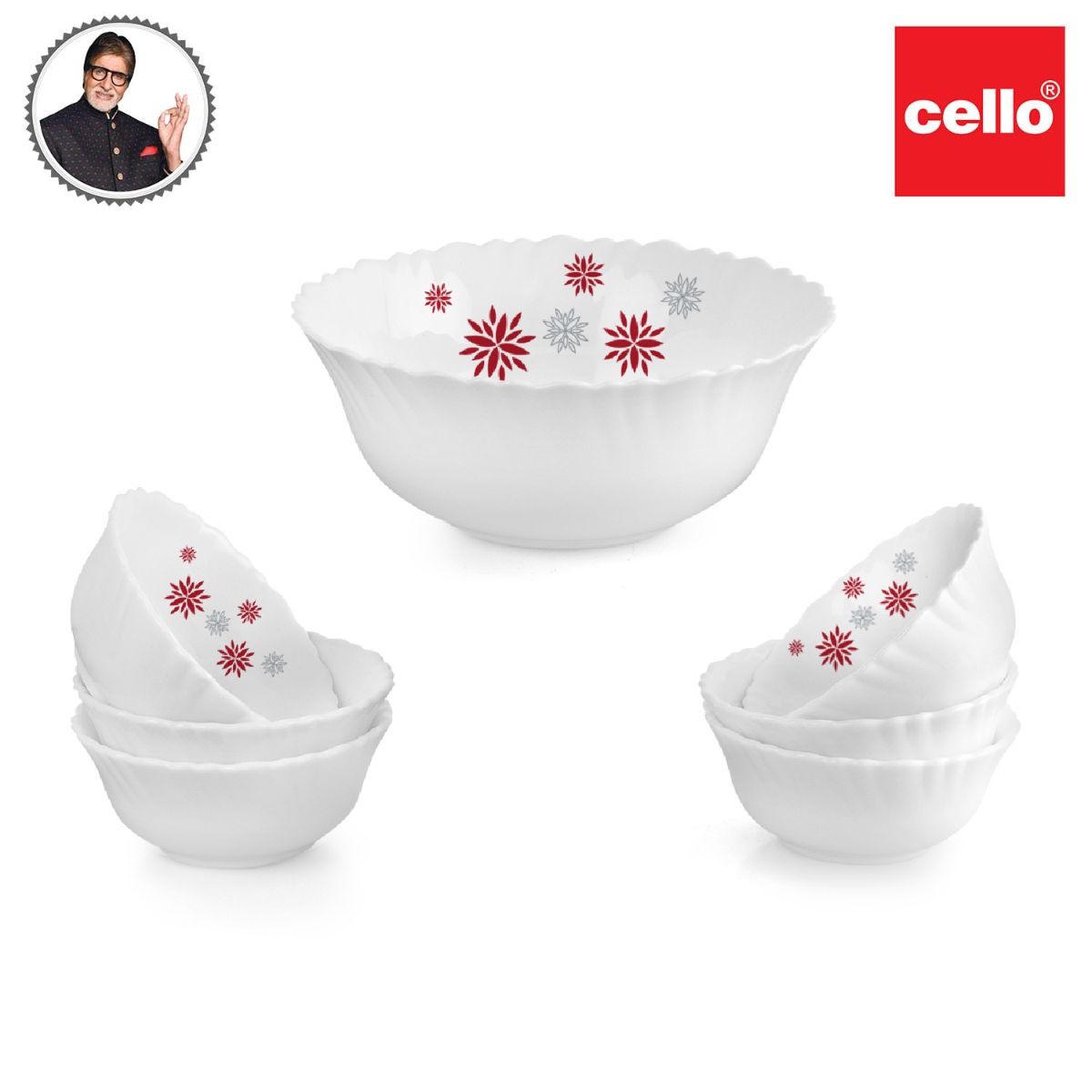 Cello Dazzle Series Pudding Gift Set, 7 Pieces - view 81