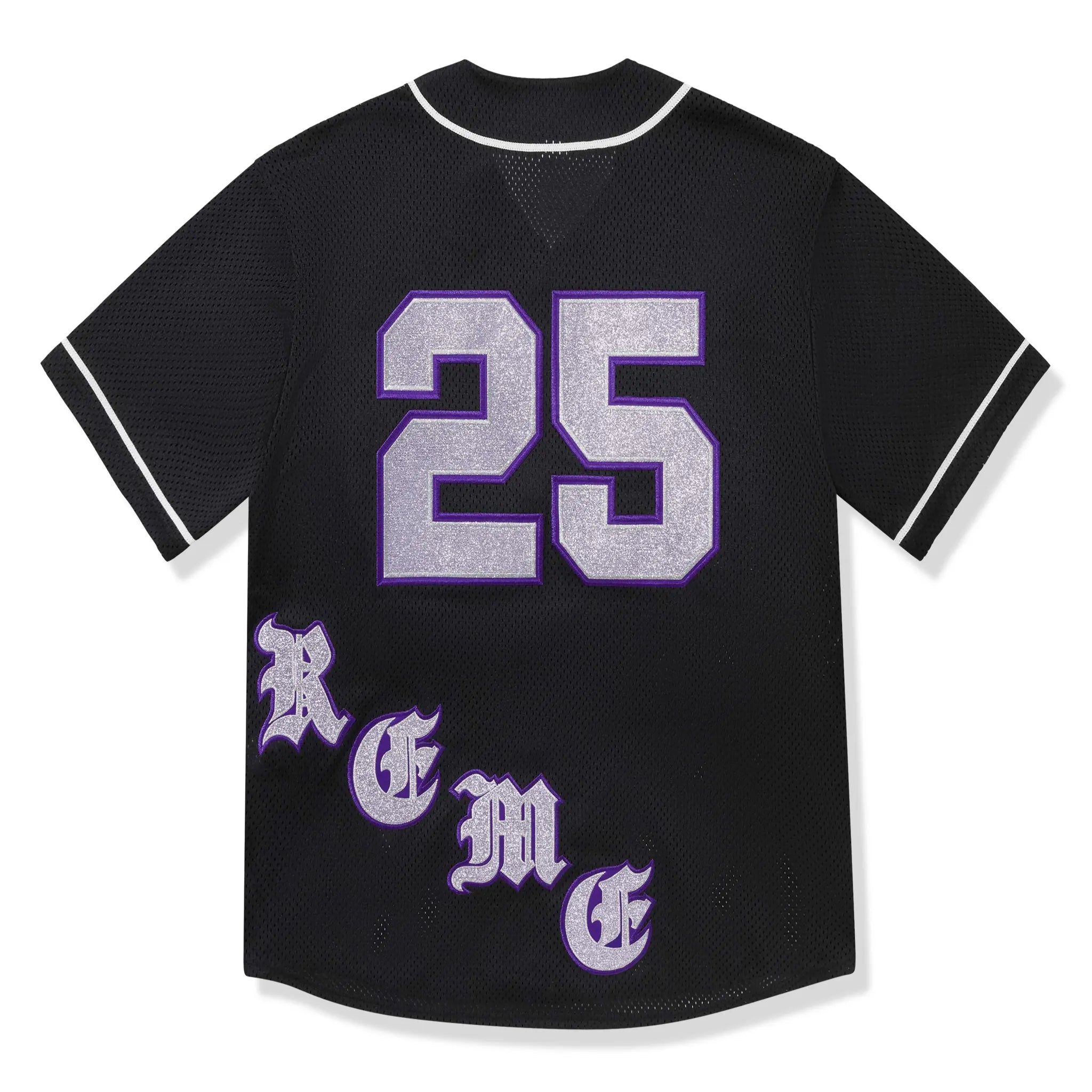Supreme Old English Black Baseball Jersey - view 2