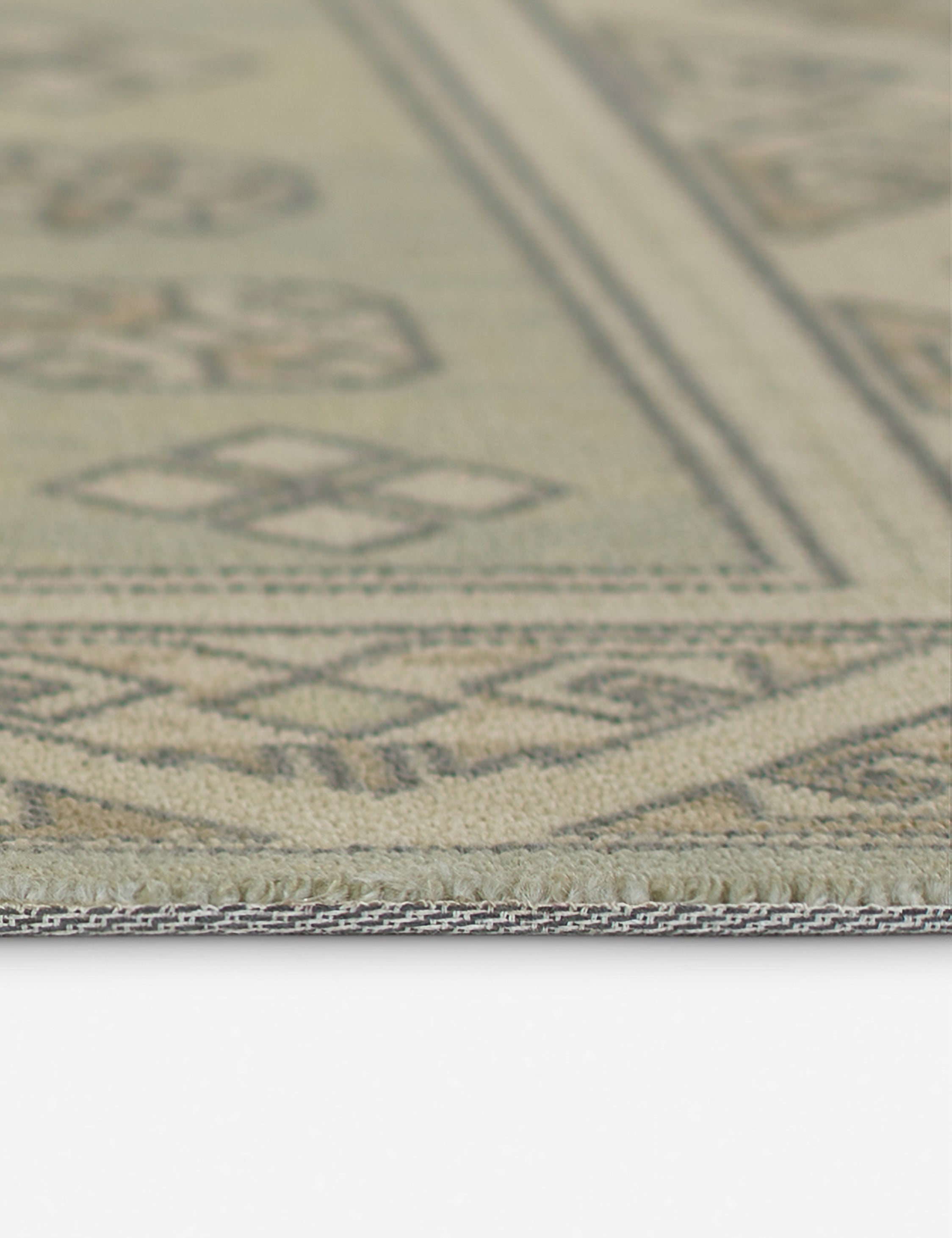 Lulu and Georgia Navia Wool-Blend Rug – Sage - view 7