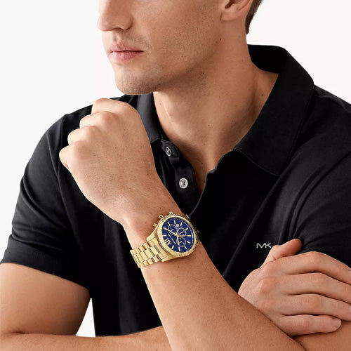 Michael Kors Oversized Lexington Blue Dial Men 44mm - view 3