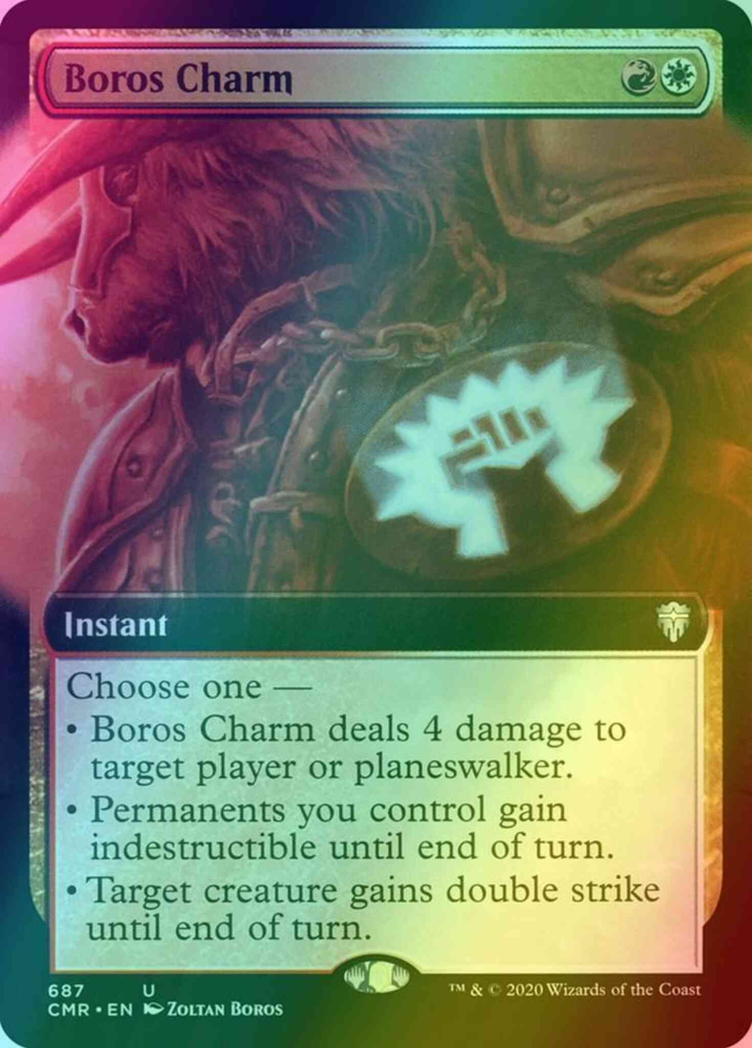 Boros charm 687 – Magic Boros Charm [687] [Extended Art] [Commander Legends] [Foil]