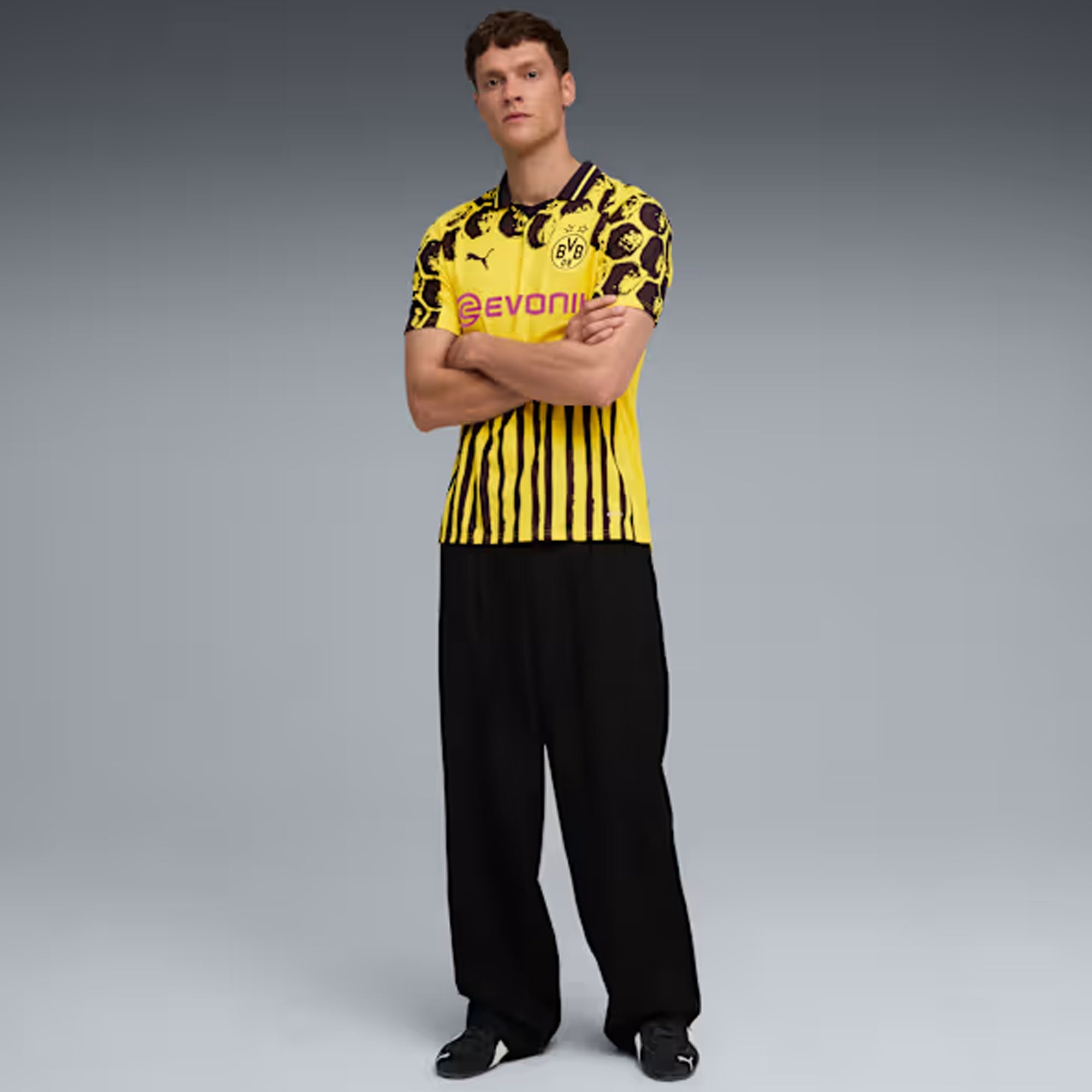 Puma | X Kidsuper Bvb Replica Jersey { Yellow/puma Black - view 7