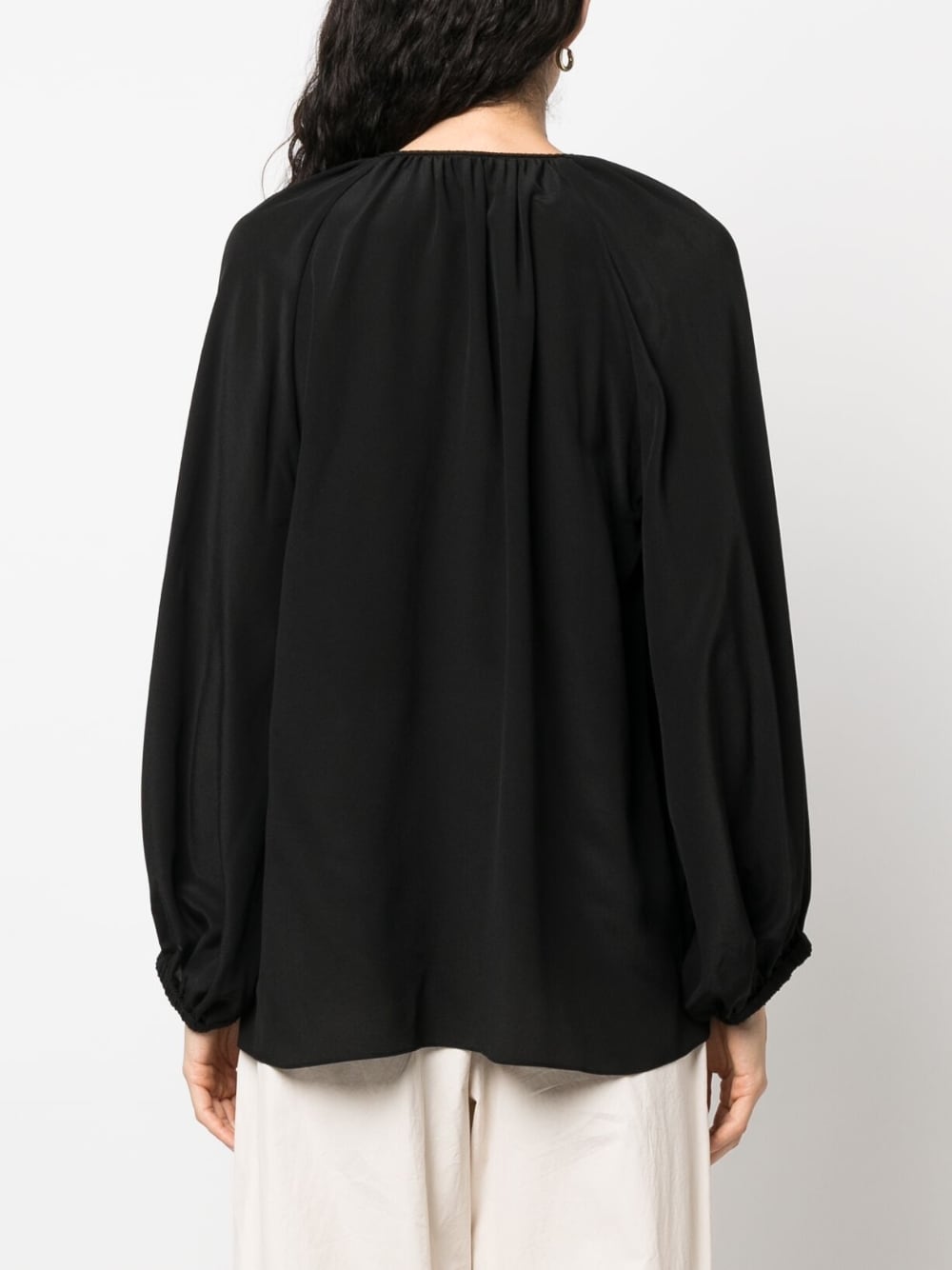 Phaeonia Anita long sleeves blouse – Silk 100% - view 3