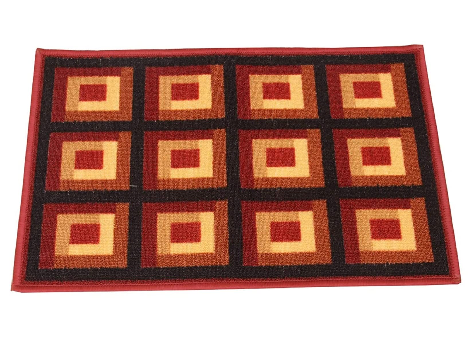 Kuber Industries Heart Home Modern Door Mat (Red, Maroon, Cotton, Standard) (CTHH07617) - view 3