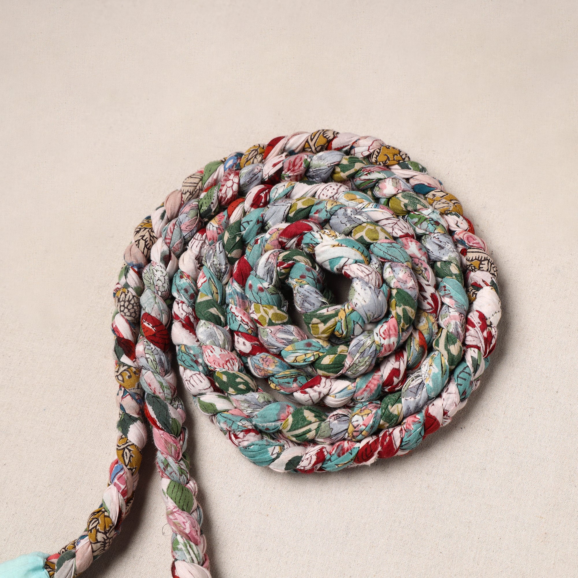 NOORI BAZAR Handmade Upcycled Fabric Skipping Rope 44 - view 2