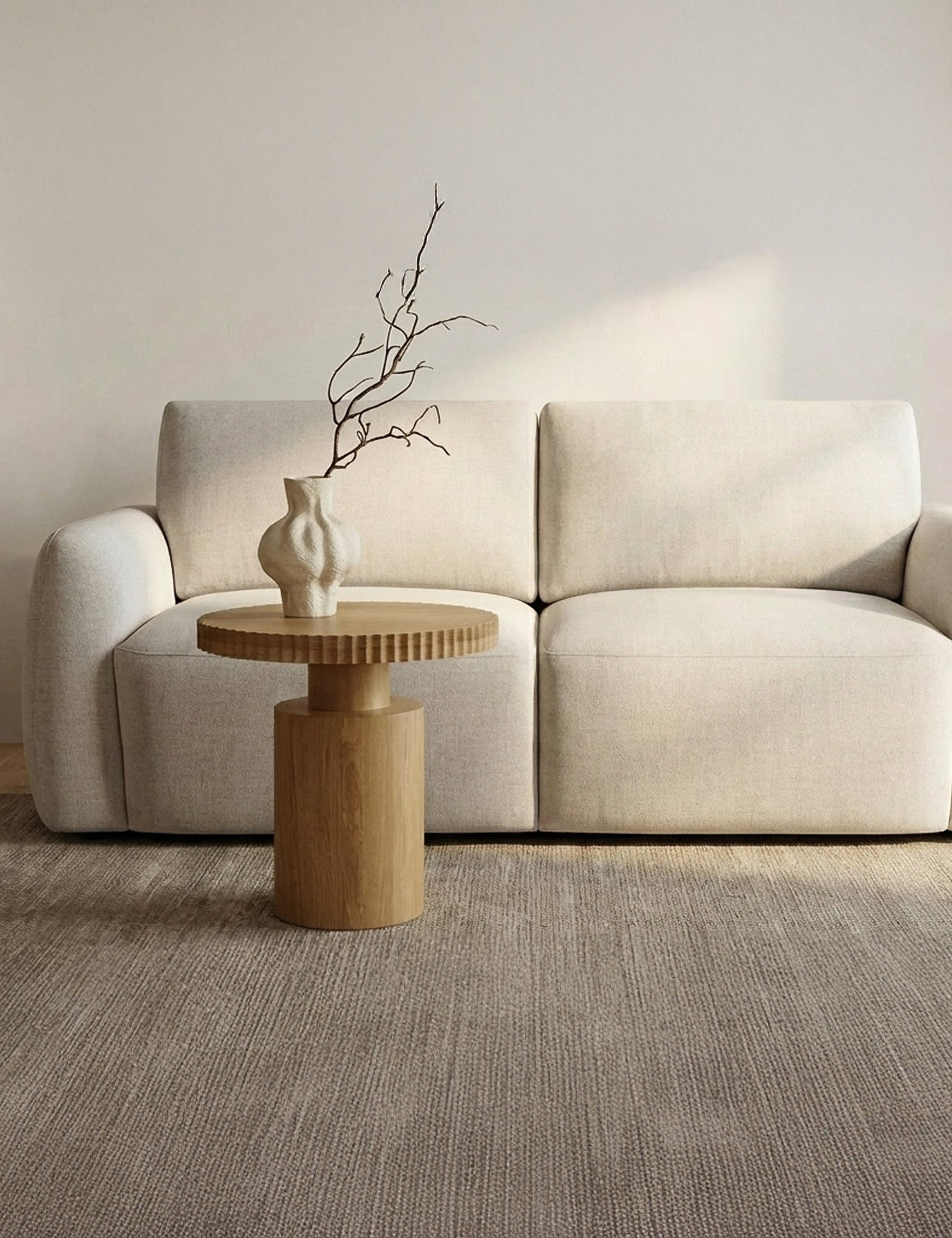 Lulu and Georgia Aliso Round Side Table – Natural - view 2
